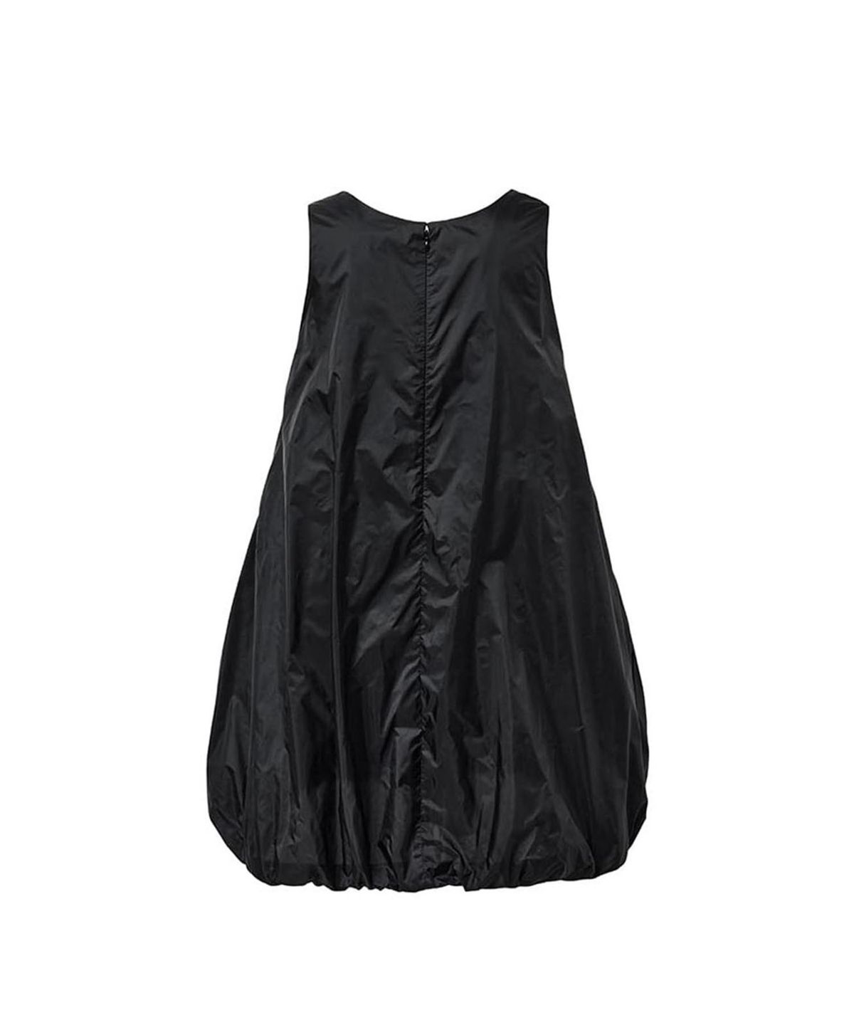 아모멘토(AMOMENTO) NYLON VOLUME MINI DRESS_BLACK