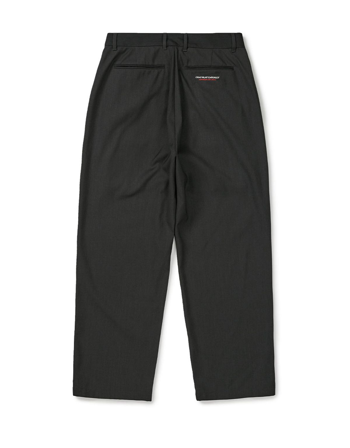 엠엠엘지(MMLG) [Mmlg] PLAY WIDE SLACKS (CHARCOAL)