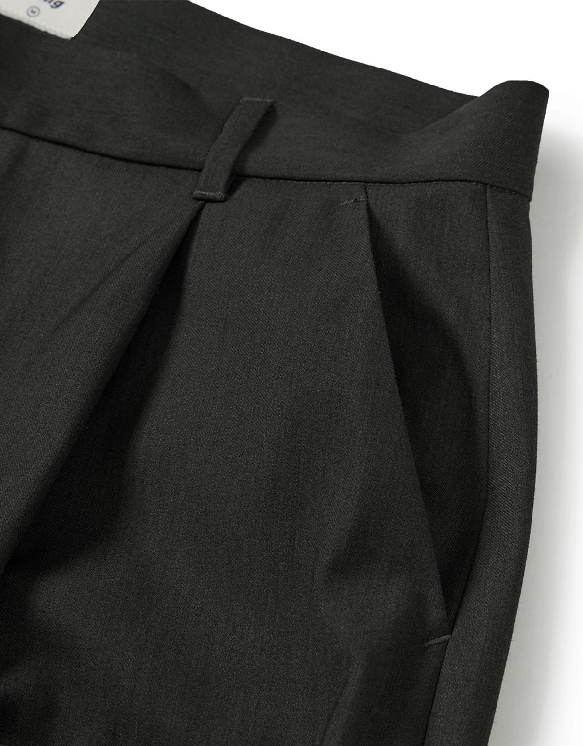 엠엠엘지(MMLG) [Mmlg] PLAY WIDE SLACKS (CHARCOAL)
