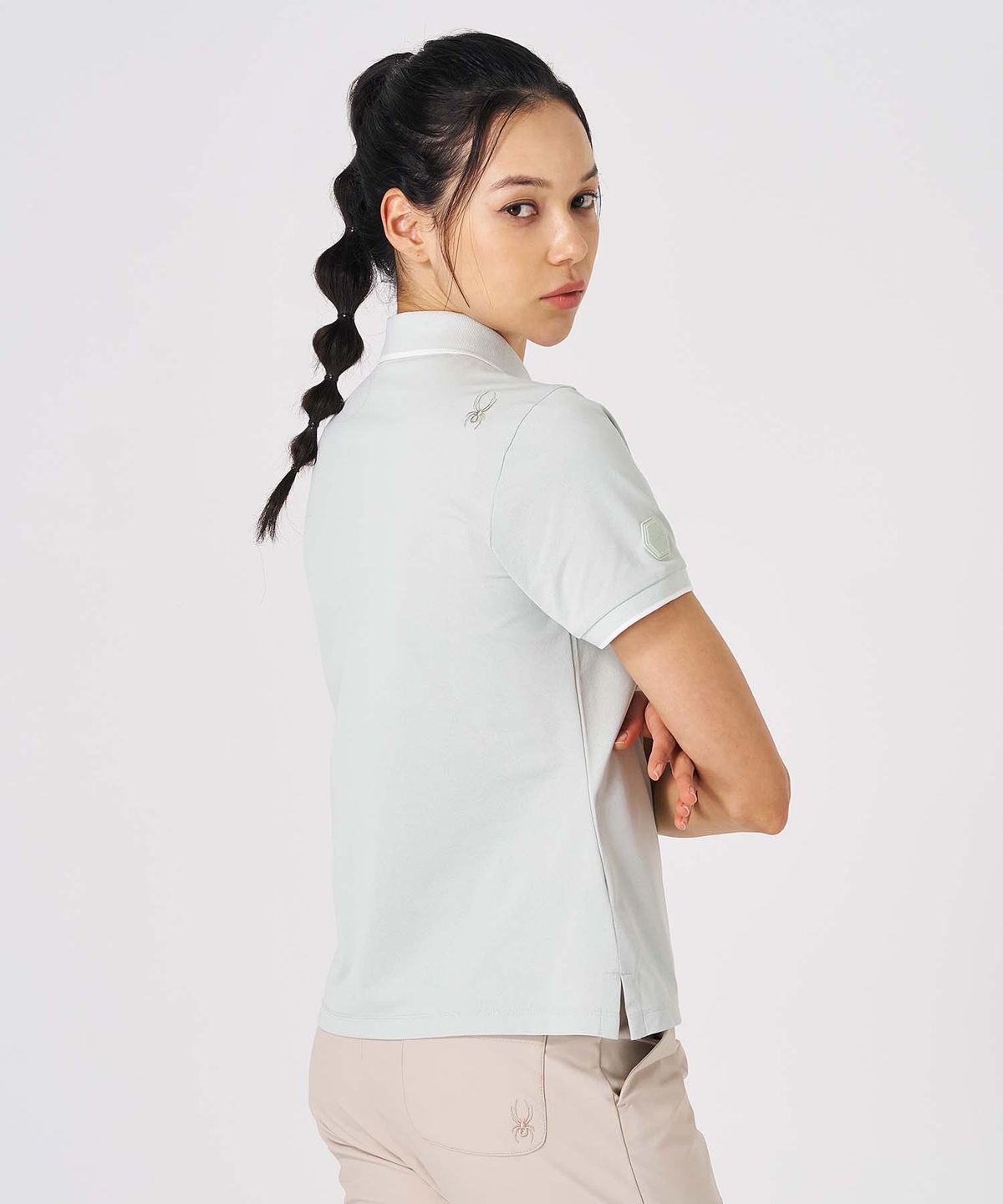 스파이더(SPYDER) 여성 카라 티셔츠 SPKMCNTS352WLMT