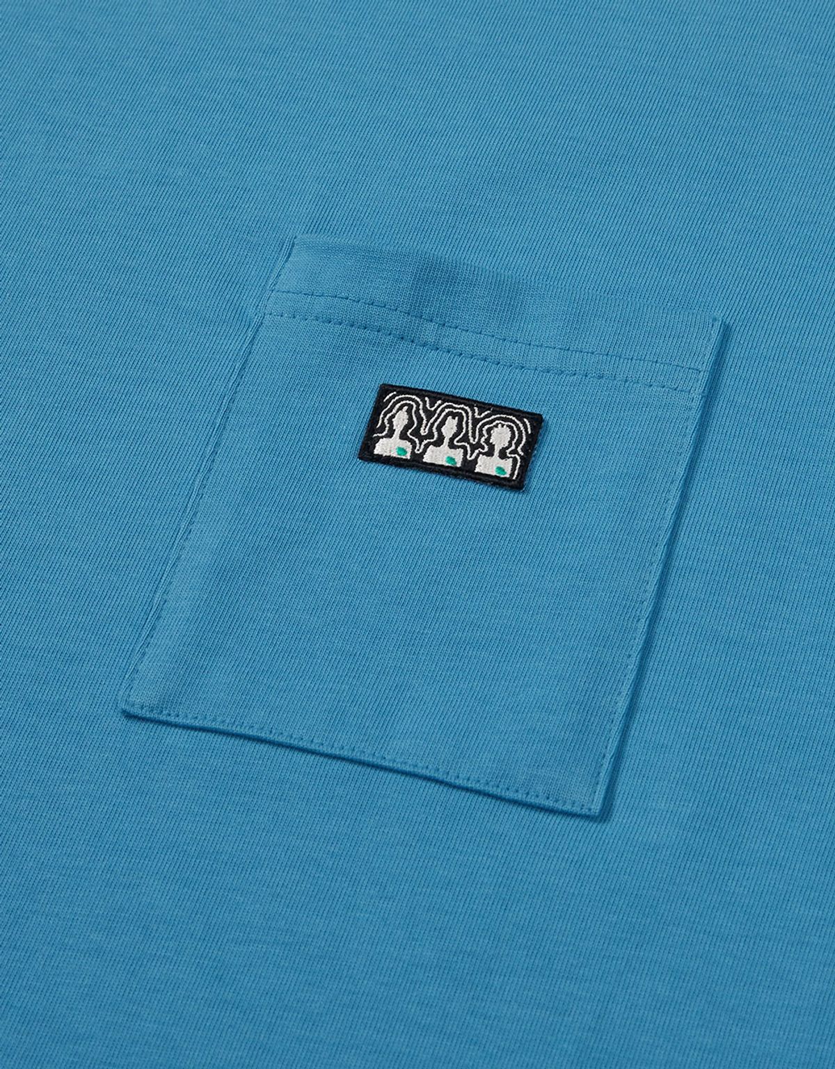 엠엠엘지(MMLG) [Mmlg] WE LOGO POCKET HF-T (TURQUOISE BLUE)