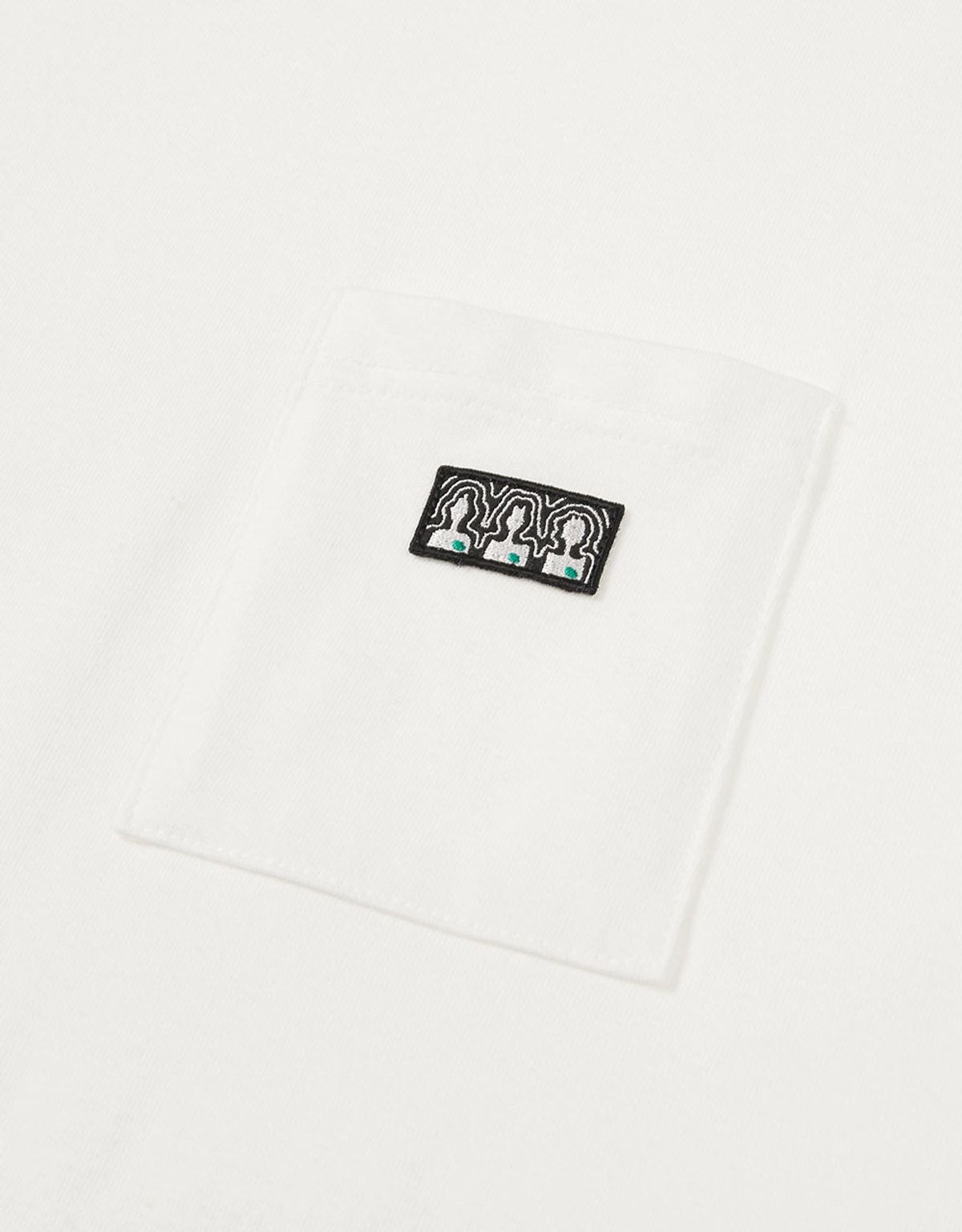 엠엠엘지(MMLG) [Mmlg] WE LOGO POCKET HF-T (EVERY WHITE)