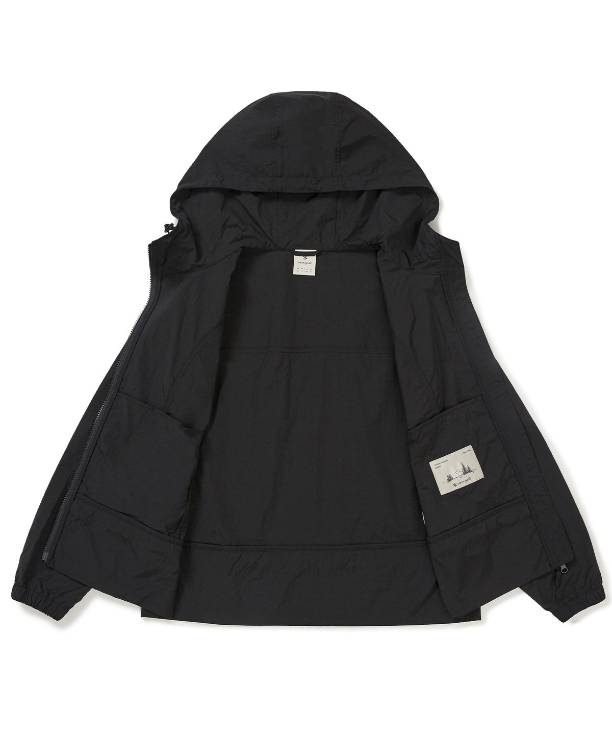 스노우피크 어패럴(SNOWPEAK APPAREL) 타슬란 여성 바람막이 (S25MWLWB51) Black