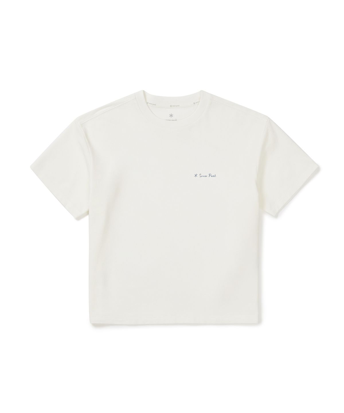 스노우피크 어패럴(SNOWPEAK APPAREL) 소로나 여성 트로피컬 반팔 티셔츠 (S25MWFTS71) Off White