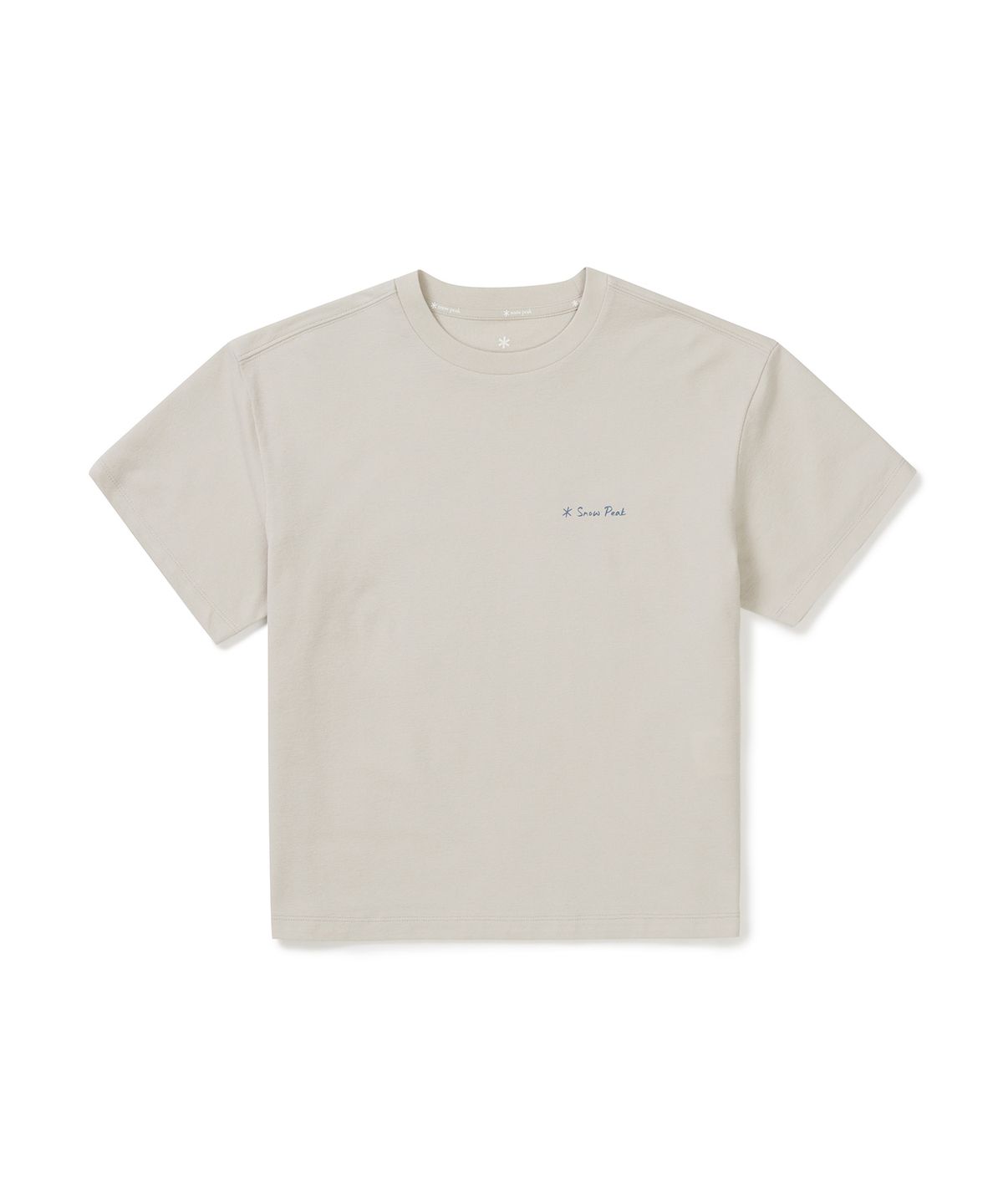 스노우피크 어패럴(SNOWPEAK APPAREL) 소로나 여성 트로피컬 반팔 티셔츠 (S25MWFTS71) Sand Beige