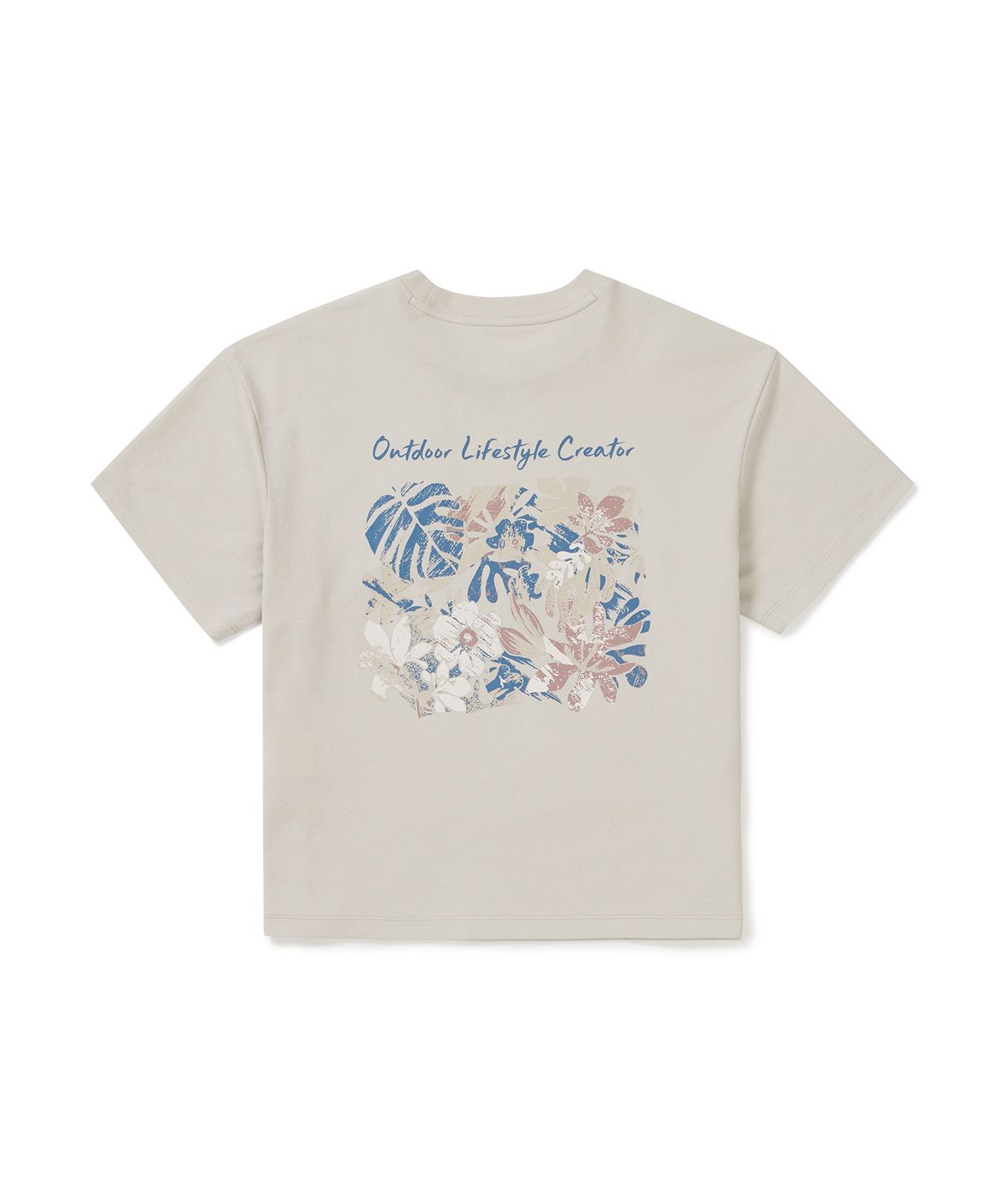 스노우피크 어패럴(SNOWPEAK APPAREL) 소로나 여성 트로피컬 반팔 티셔츠 (S25MWFTS71) Sand Beige