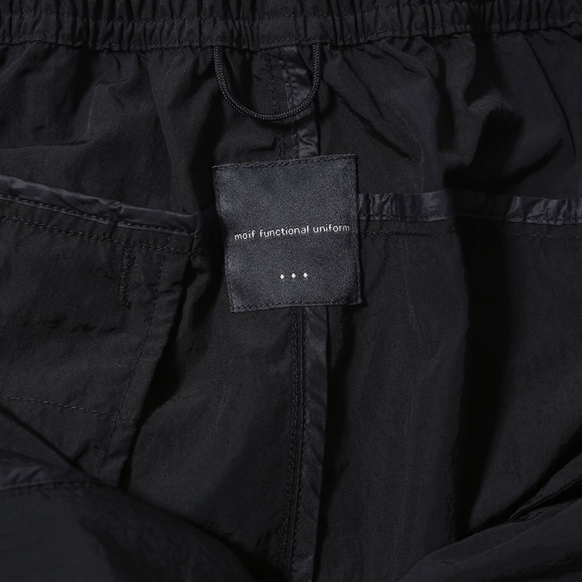 모이프(MOIF) [SS25] UNIFORM PANTS / BLACK NC