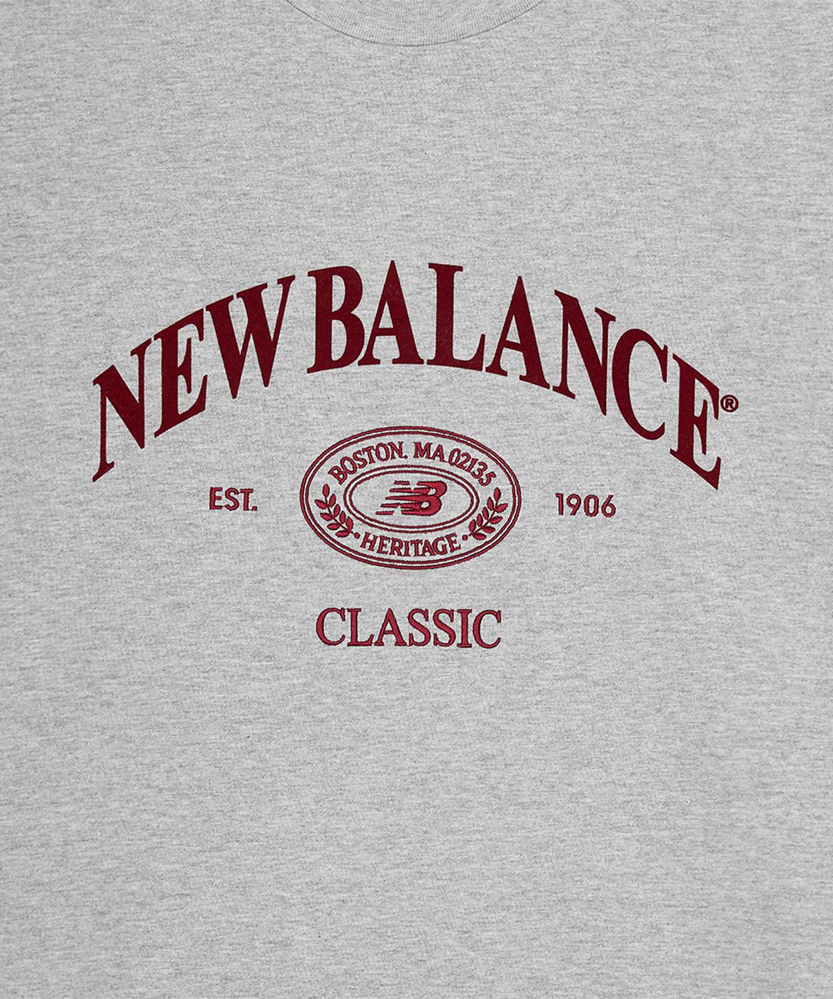 뉴발란스(NEW BALANCE) NBNEGCO212 / UNI 헤리티지 반팔티 (M/GRAY)