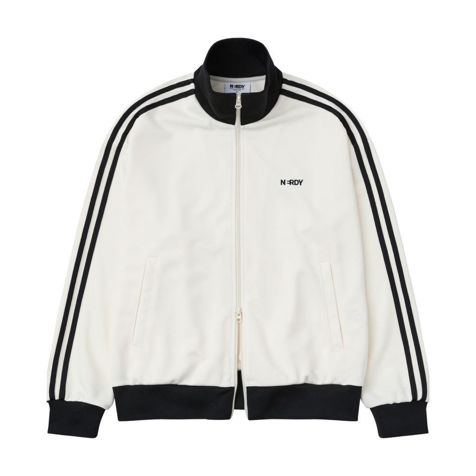 MUSINSA | NERDY Classic NY Track Top (Cream/Pale Blue/Black)