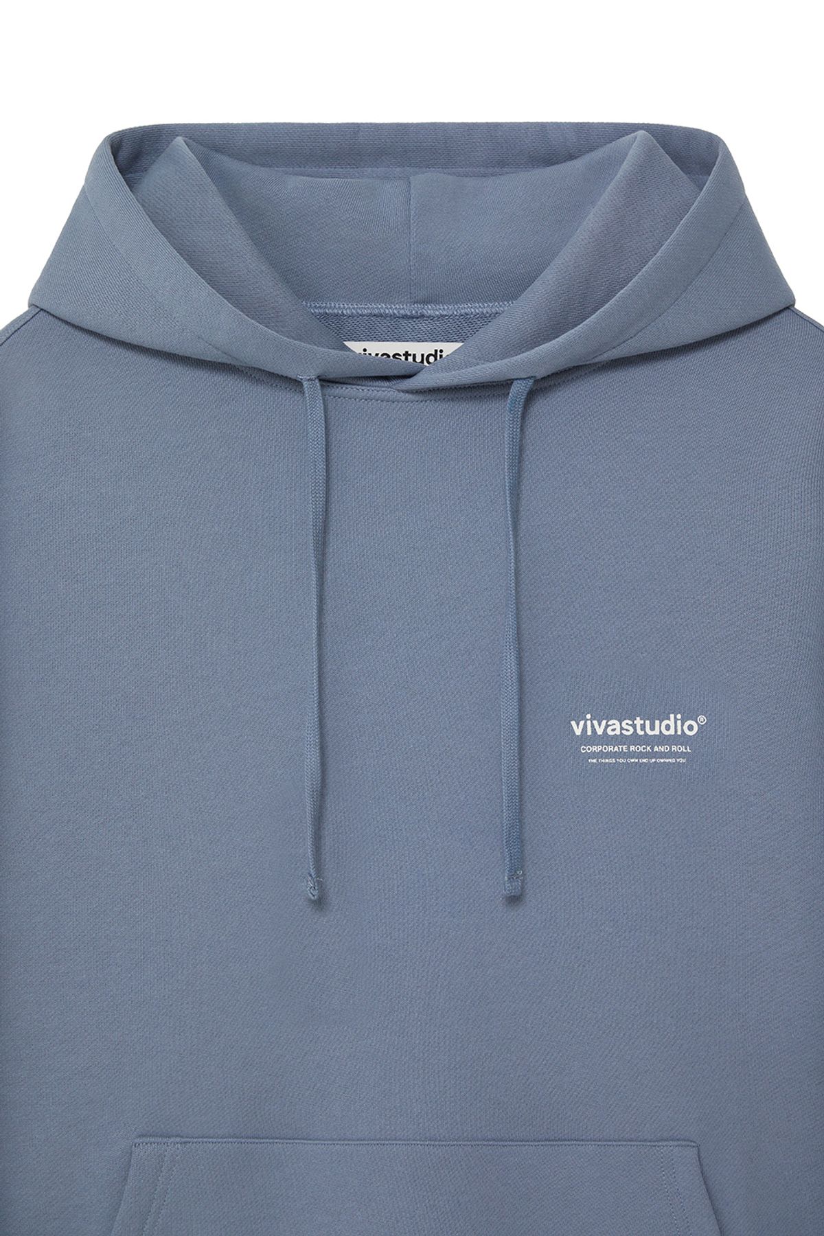 비바스튜디오(VIVASTUDIO) LOCATION HOODIE [PASTEL BLUE]