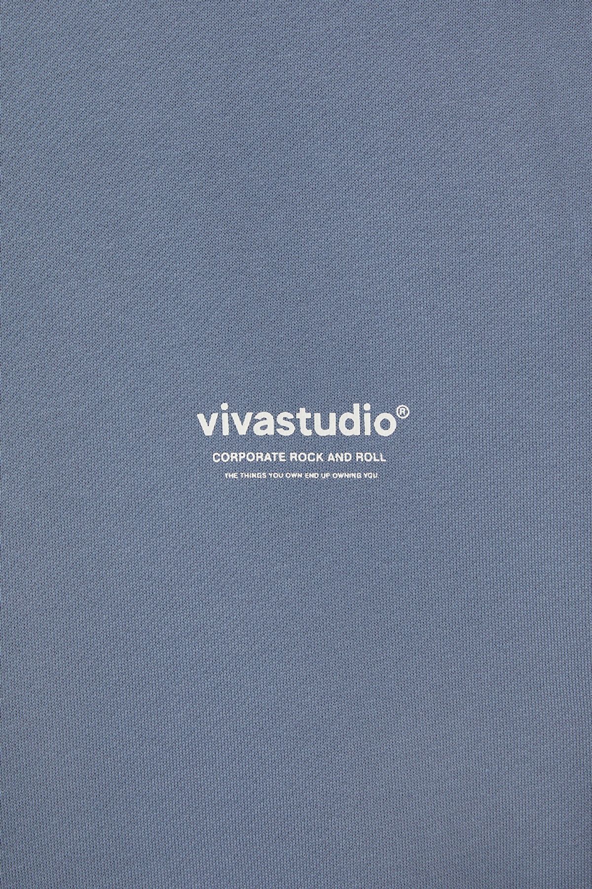 비바스튜디오(VIVASTUDIO) LOCATION HOODIE [PASTEL BLUE]