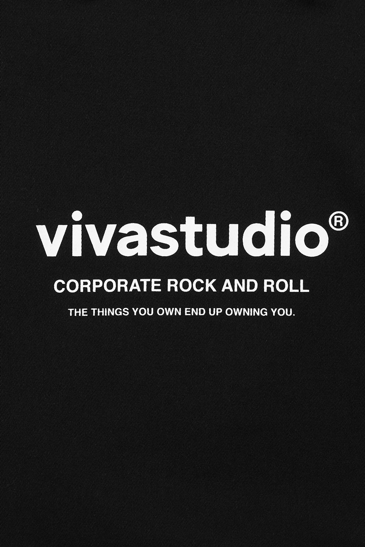 비바스튜디오(VIVASTUDIO) LOGO ECO BAG [BLACK]