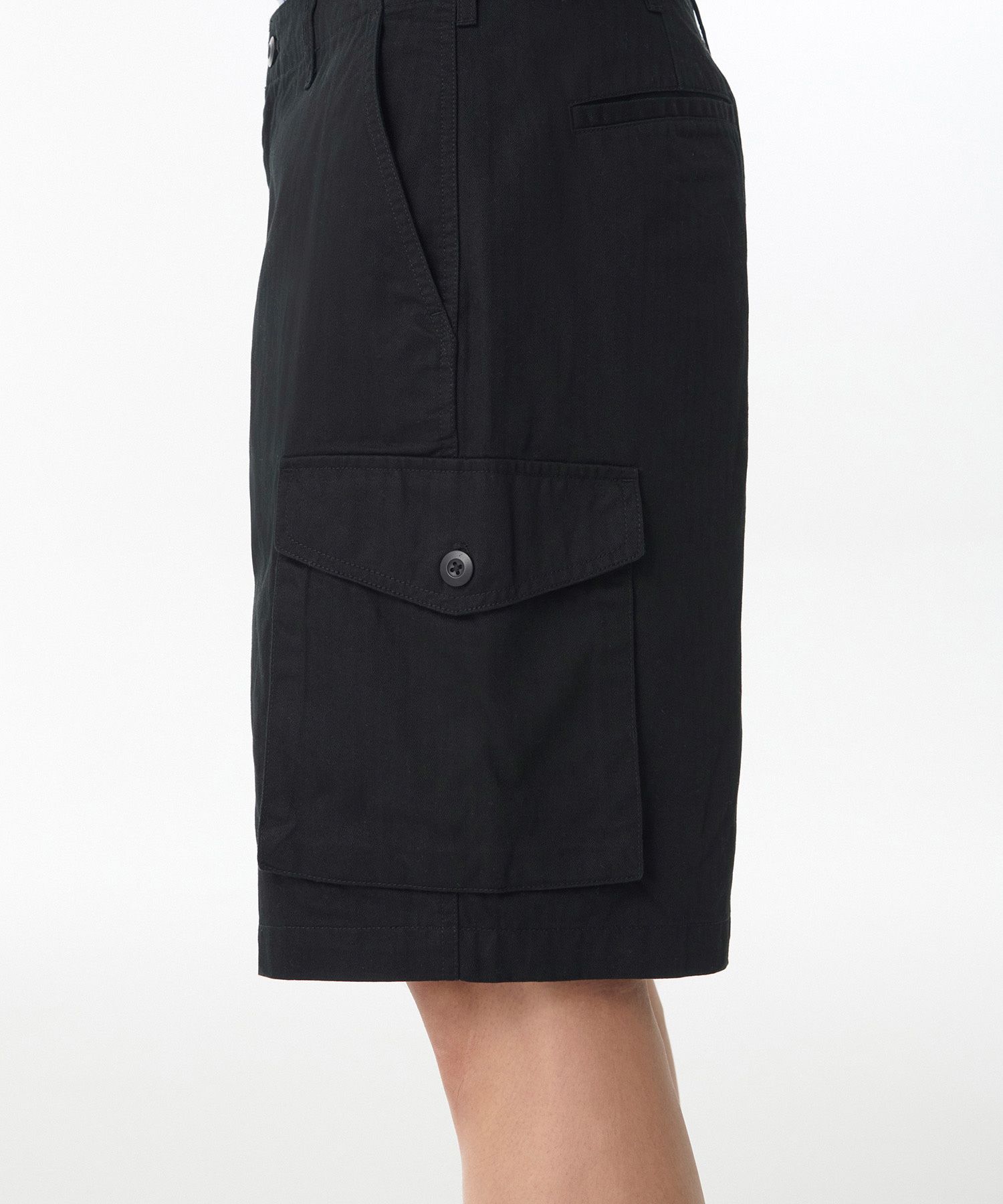 ★MUSINSA STANDARD★ Cotton Herringbone Cargo Shorts Black M MUSINSA | MUSINSA STANDARD Cotton Herringbone Cargo Shorts