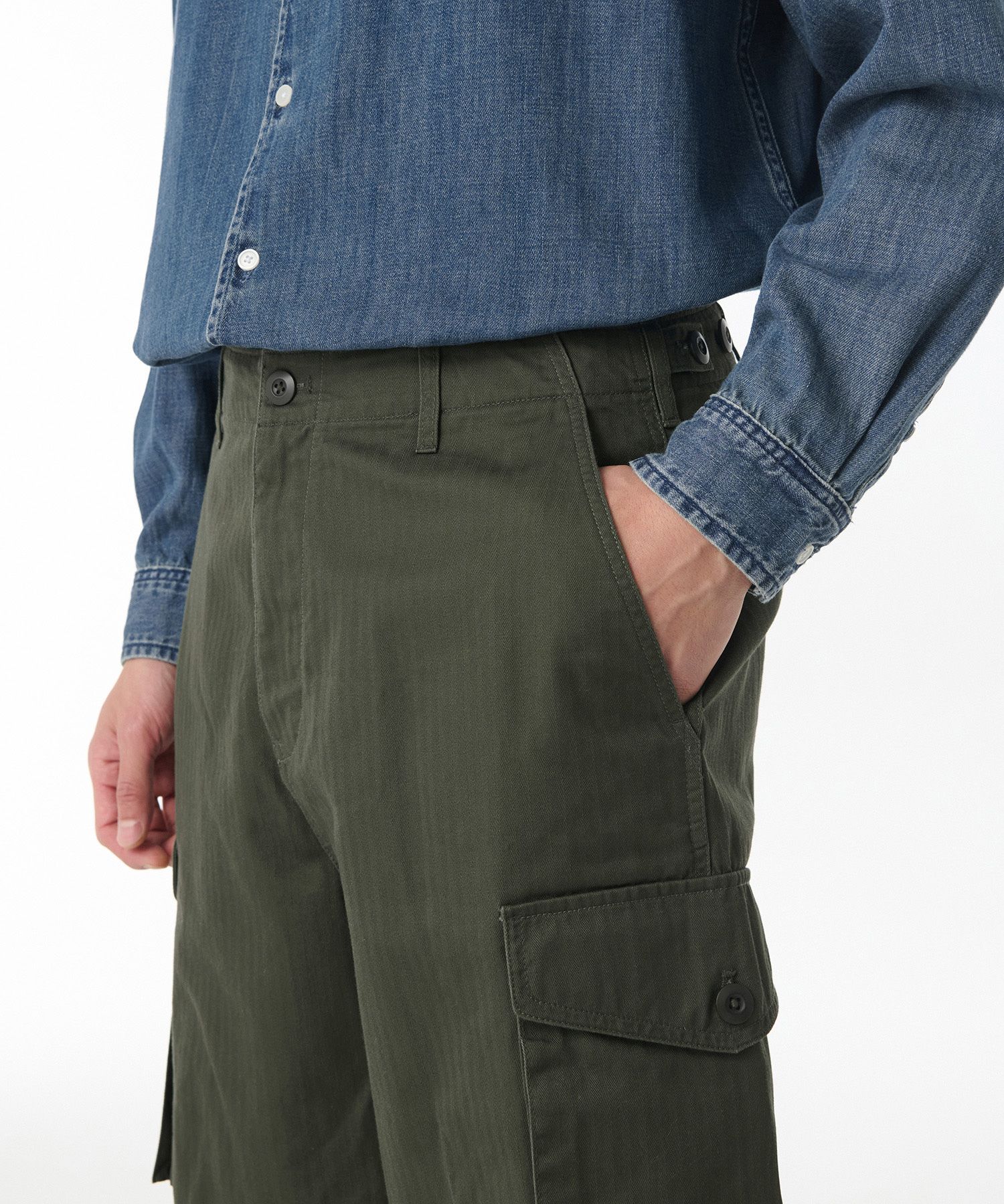 ★MUSINSA STANDARD★ Cotton Herringbone Cargo Shorts Beige M MUSINSA | MUSINSA STANDARD Cotton Herringbone Cargo Shorts