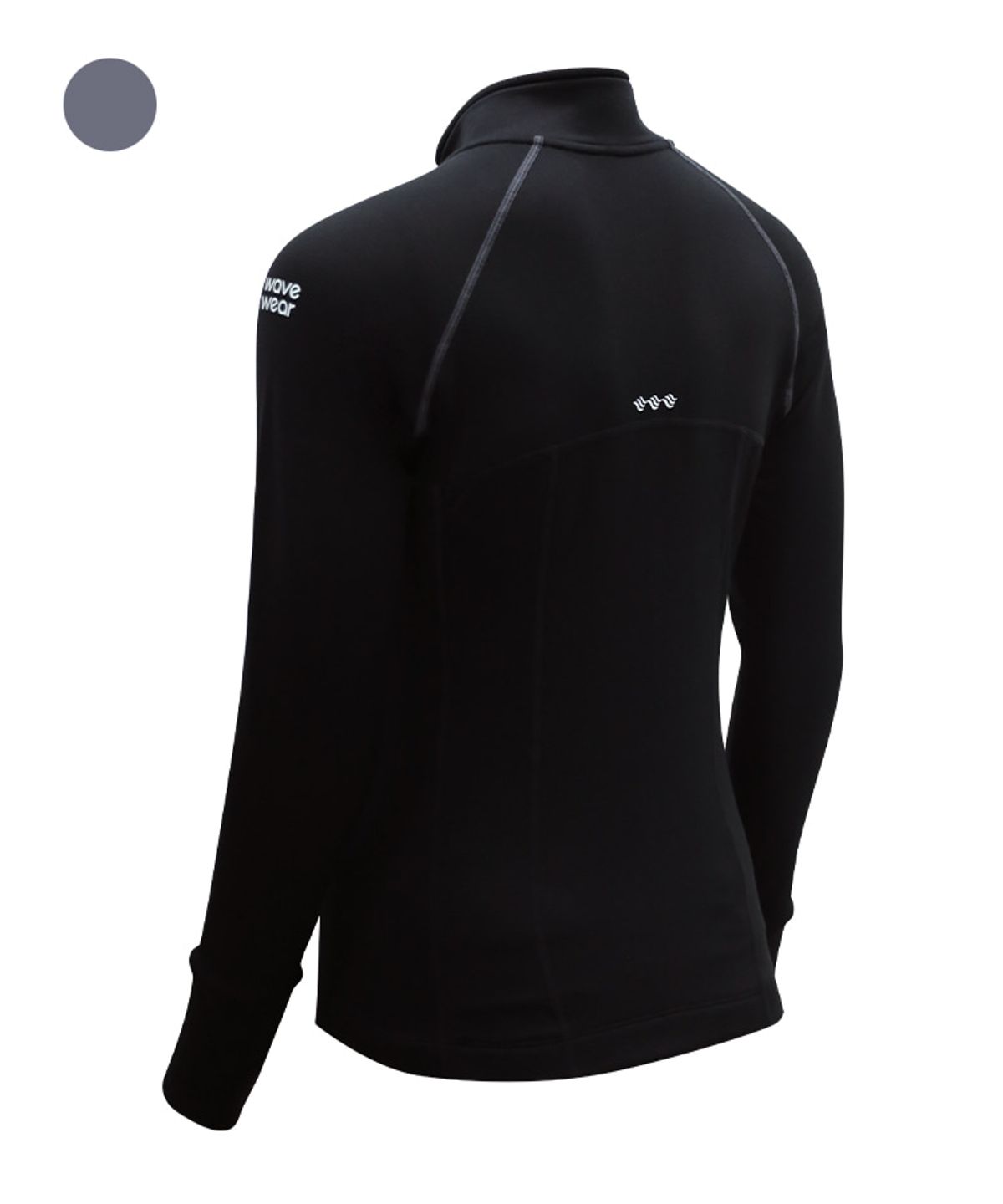 웨이브웨어(WAVEWEAR) 기모 하프집업 컴프레션 우먼스 서포트 스티치 상의