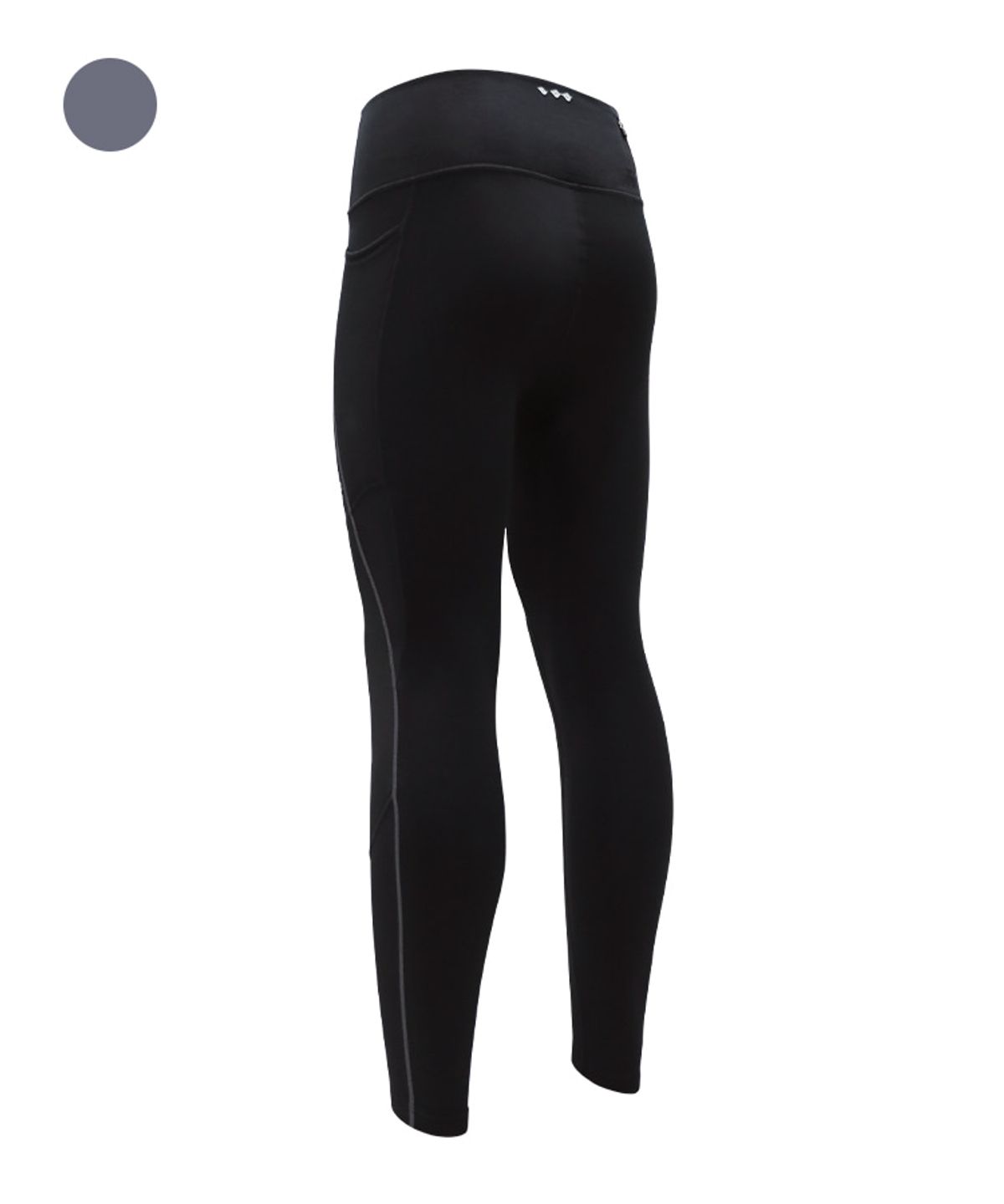 웨이브웨어(WAVEWEAR) 기모 무릎 테이핑 컴프레션 우먼스 서포트 스티치 레깅스