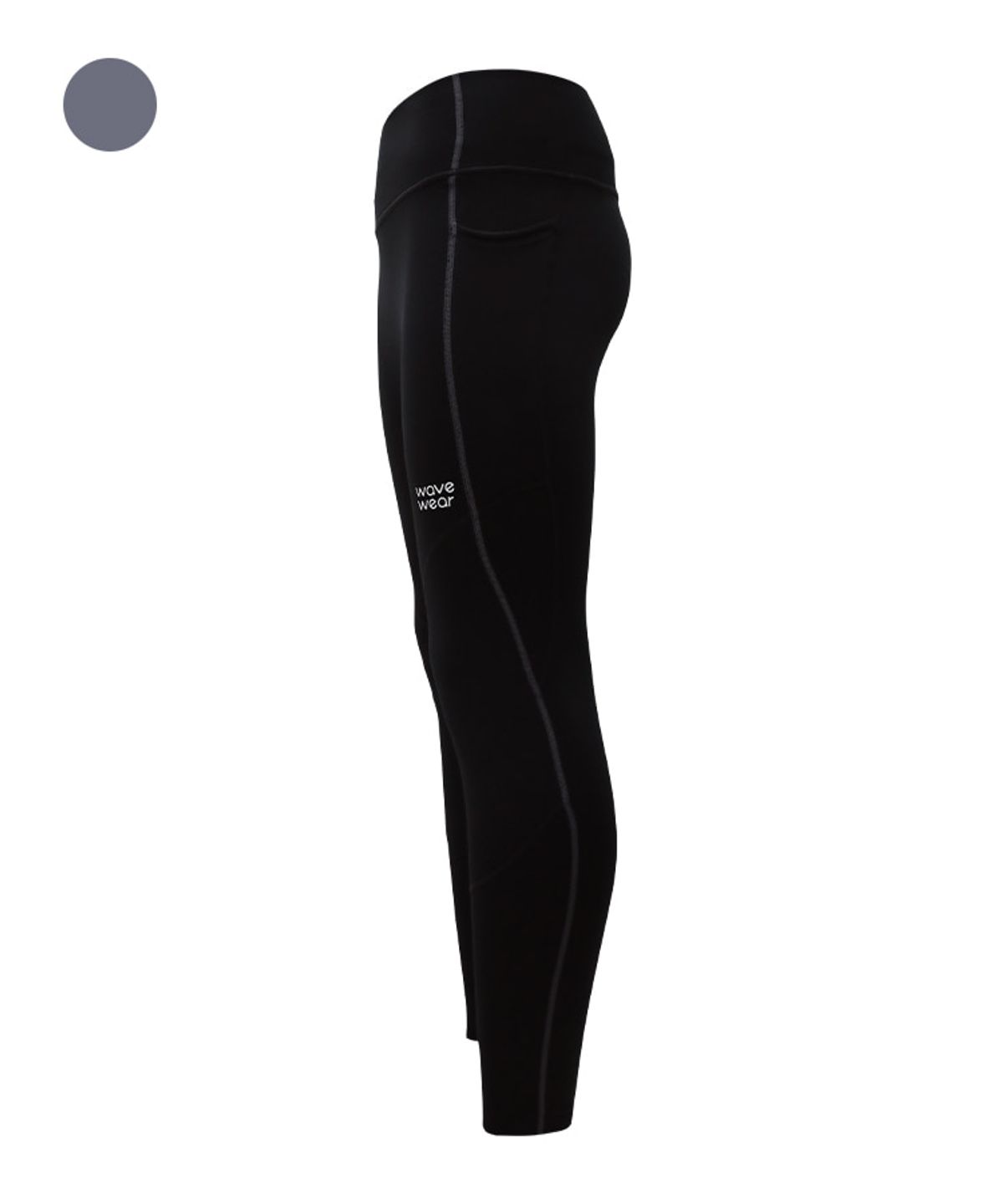 웨이브웨어(WAVEWEAR) 기모 무릎 테이핑 컴프레션 우먼스 서포트 스티치 레깅스