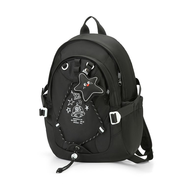 MUSINSA | VANWALK Triangle Backpack [Black]