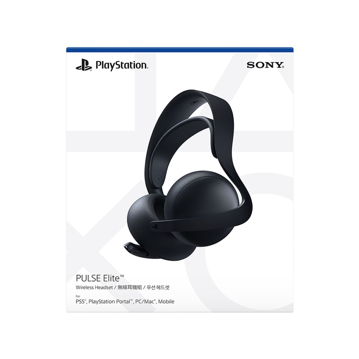플레이스테이션(PLAYSTATION) PS5 펄스 엘리트 무선 헤드셋 미드나이트 블랙