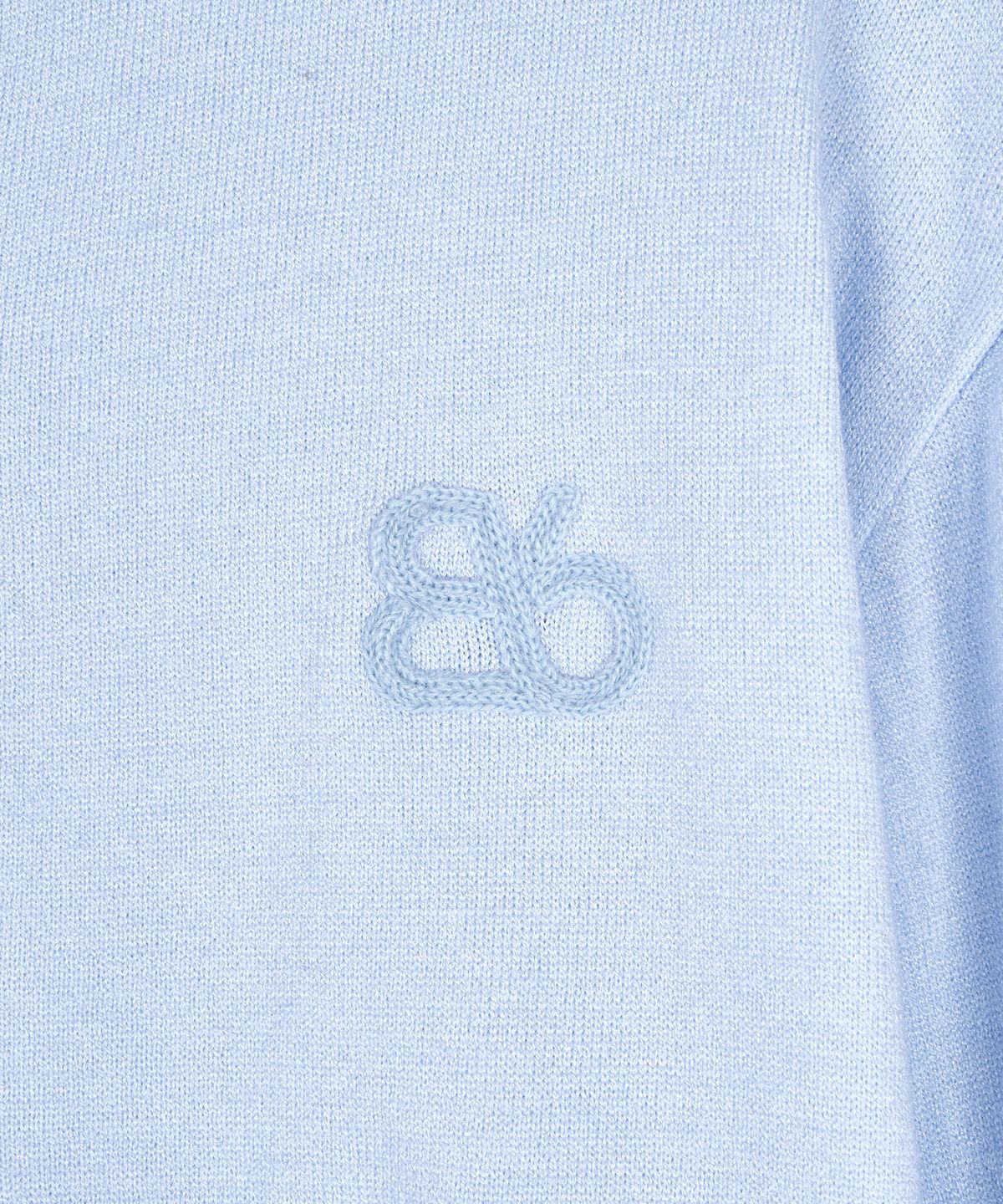 비플랫 베네통(Bb' BENETTON) 라운드 니트 가디건 (Sky Blue)