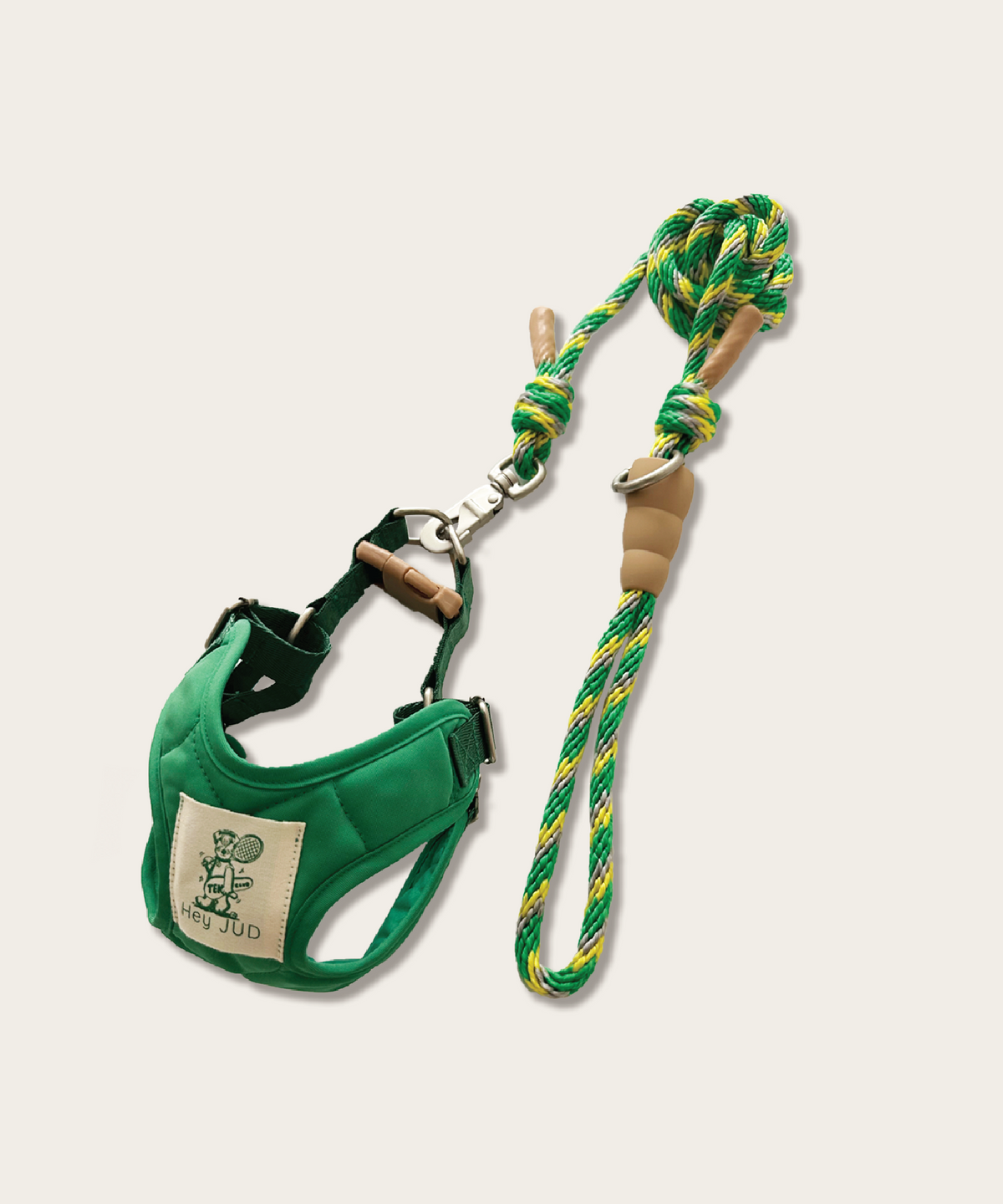 헤이쥬드(HEYJUD) Preppy Dog Harness 프레피 독 하네스 (Soul Green)