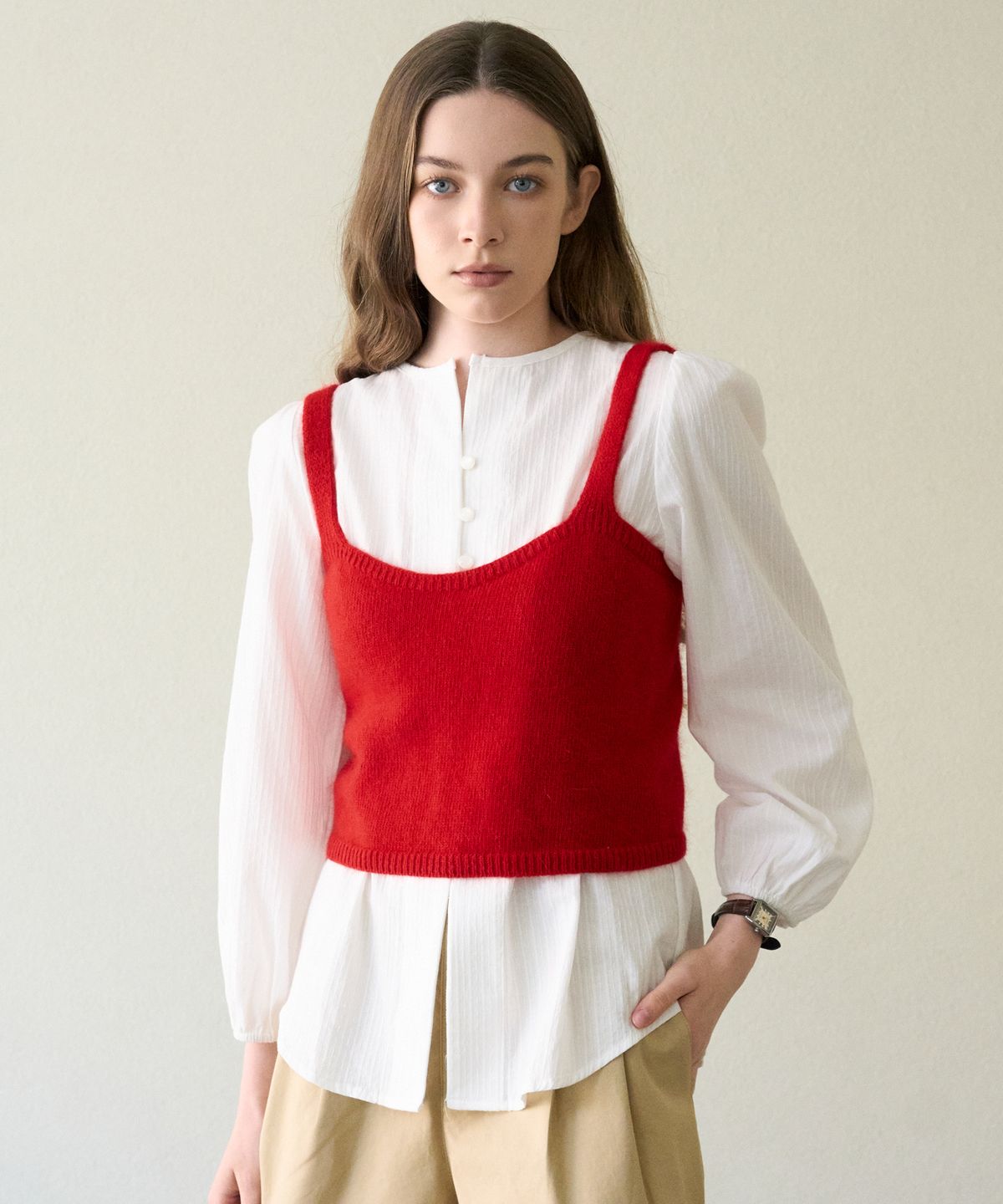엘리오티(ELLIOTI) Angora Buistier Knit Top_3Color