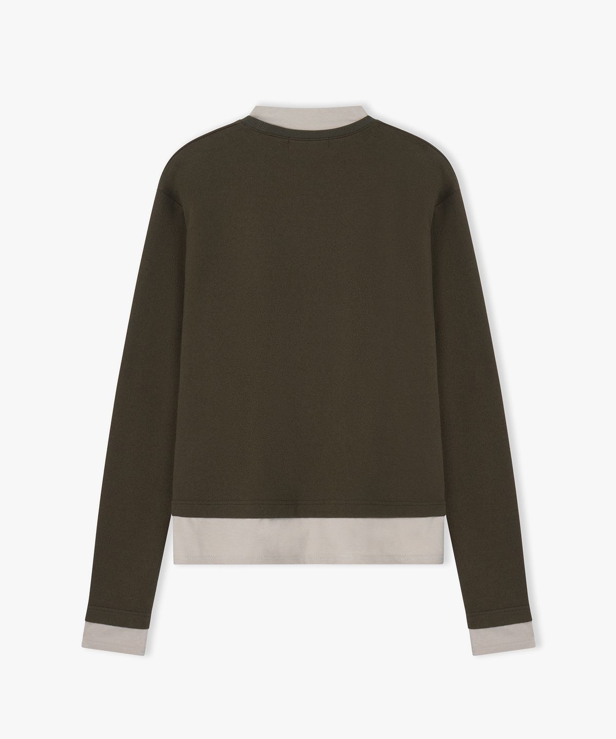 플로즈룸(FLAWSROOM) Layered Long Sleeve KHAKI