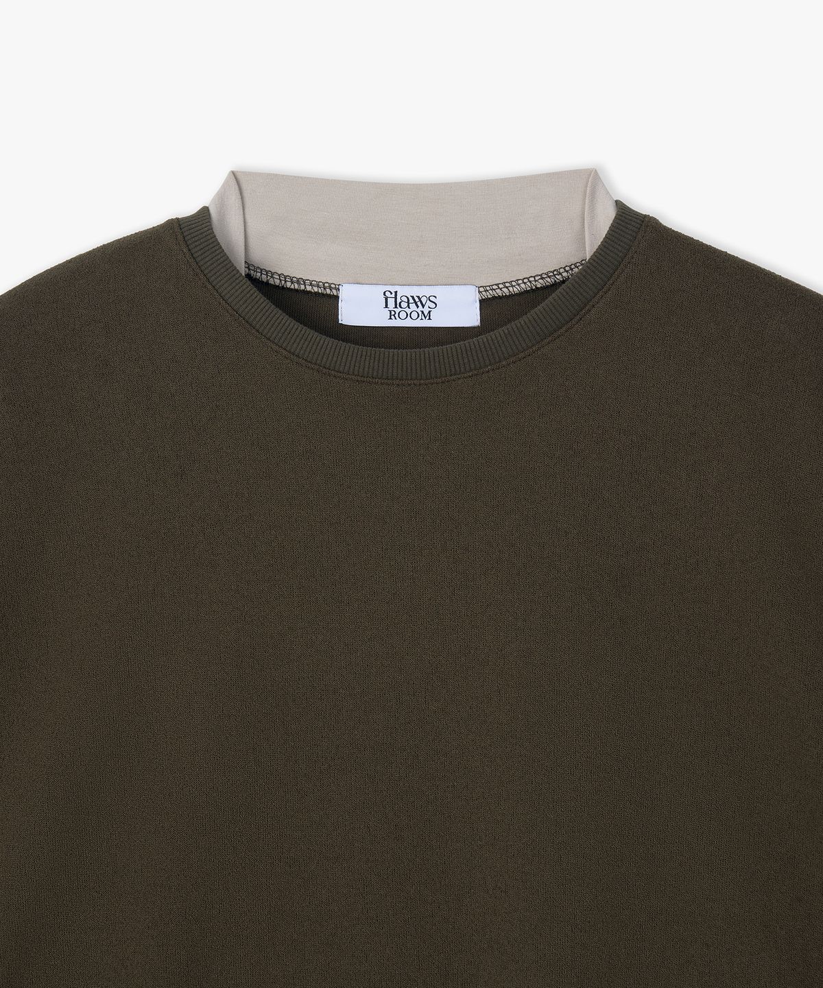 플로즈룸(FLAWSROOM) Layered Long Sleeve KHAKI