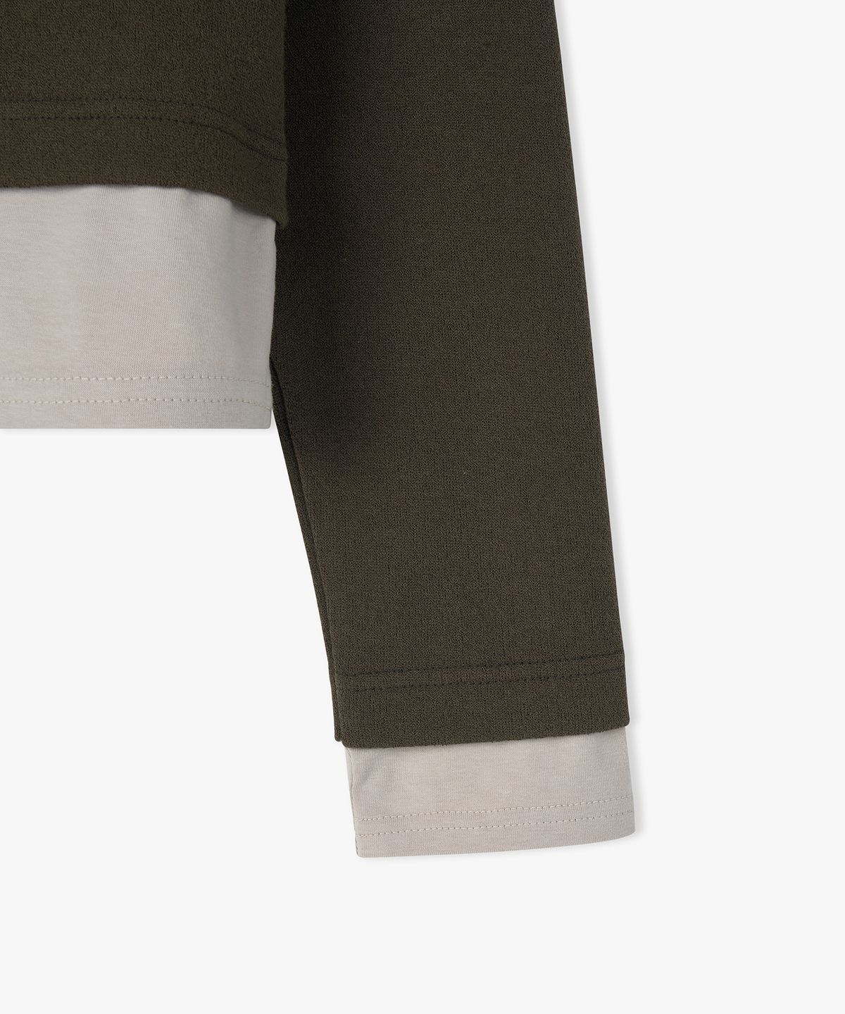 플로즈룸(FLAWSROOM) Layered Long Sleeve KHAKI