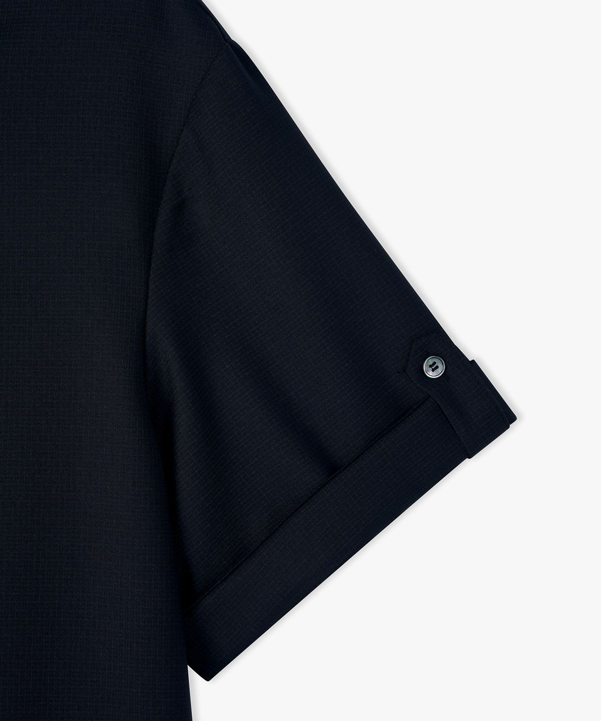 플로즈룸(FLAWSROOM) Half Rollup Shirts BLACK