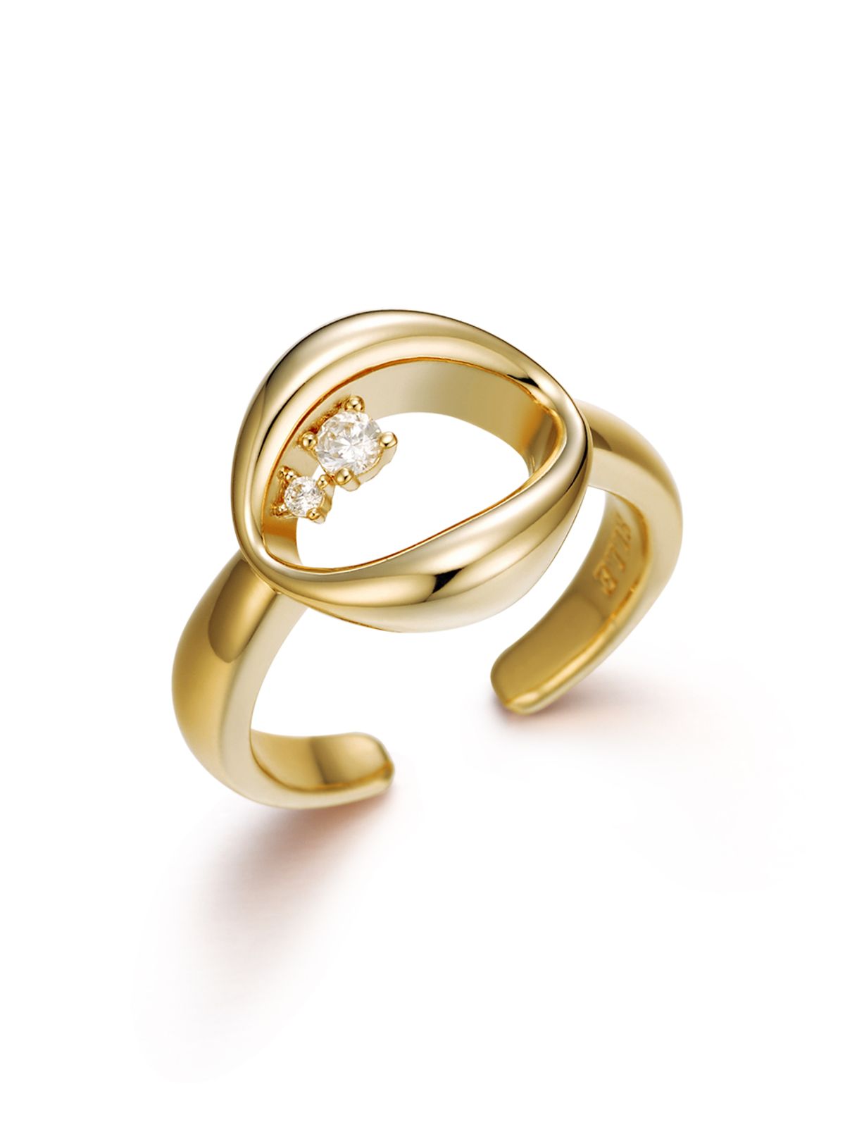 엘르주얼리(ELLEJEWELRY) 드레스 큐빅 오픈링 ELBRWR094