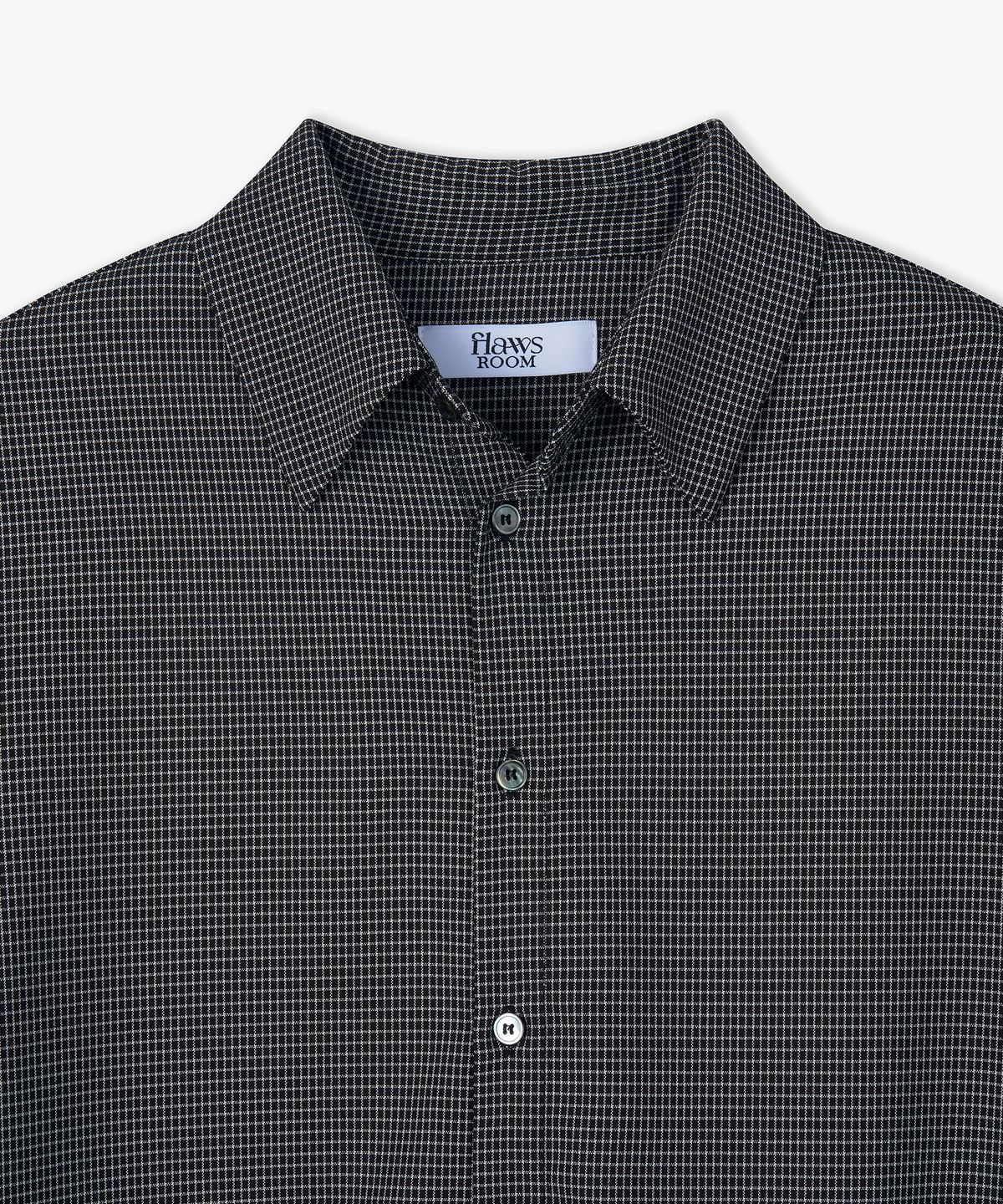 플로즈룸(FLAWSROOM) Half Rollup Shirts CHARCOAL