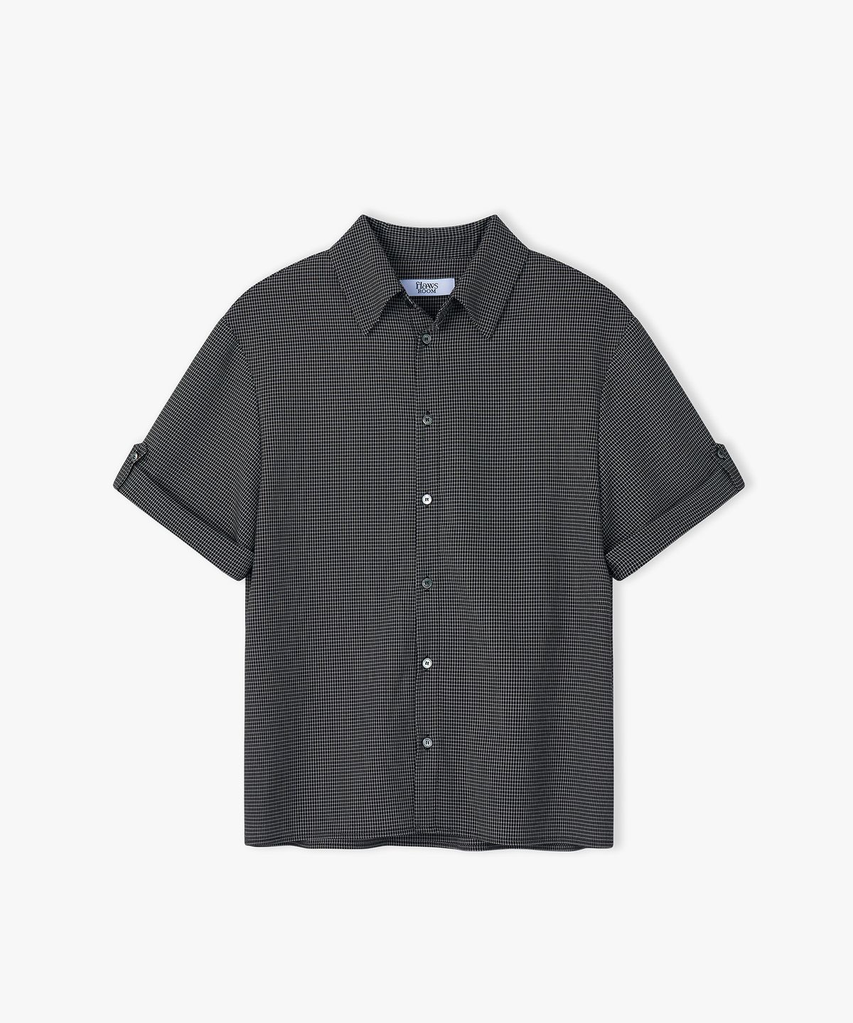 플로즈룸(FLAWSROOM) Half Rollup Shirts CHARCOAL