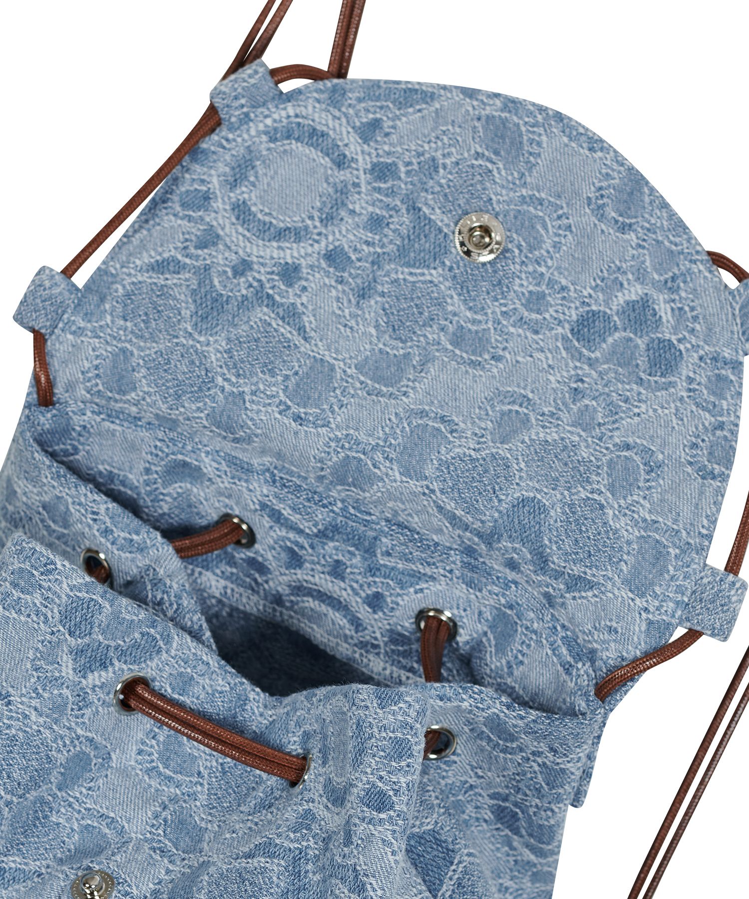 【韓国 typeservice】Pearl Trim Denim Bag [Blue] MUSINSA | TYPESERVICE Pearl Trim Denim Bag [Blue]