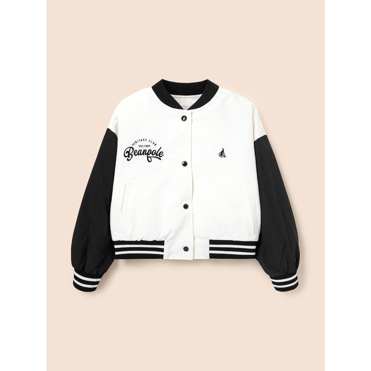 빈폴 키즈(BEANPOLE KIDS) 여아 바서티 점퍼  아이보리 (BI5239G020)