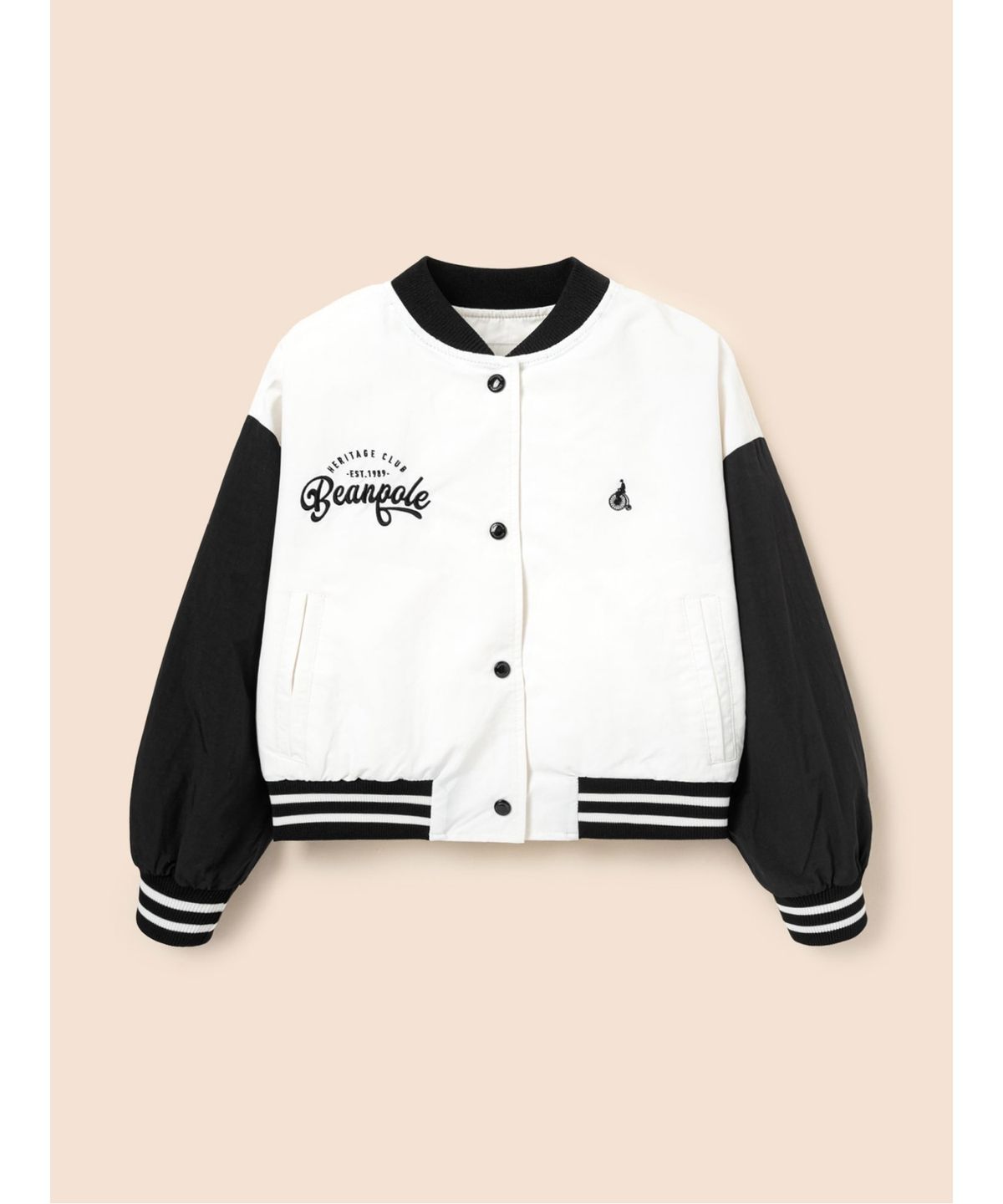 빈폴 키즈(BEANPOLE KIDS) 여아 바서티 점퍼  아이보리 (BI5239G020)