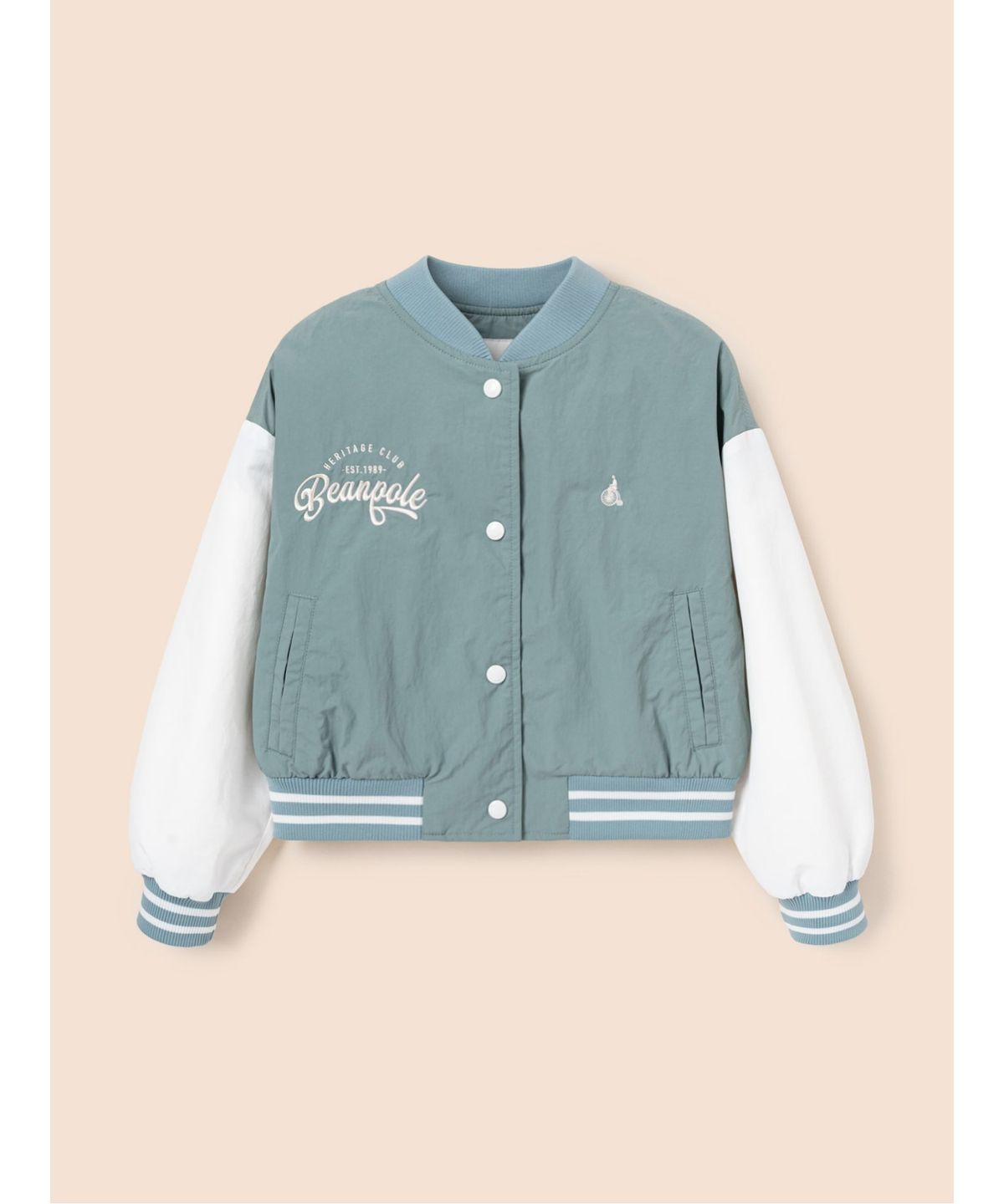 빈폴 키즈(BEANPOLE KIDS) 여아 바서티 점퍼  그린 (BI5239G02M)