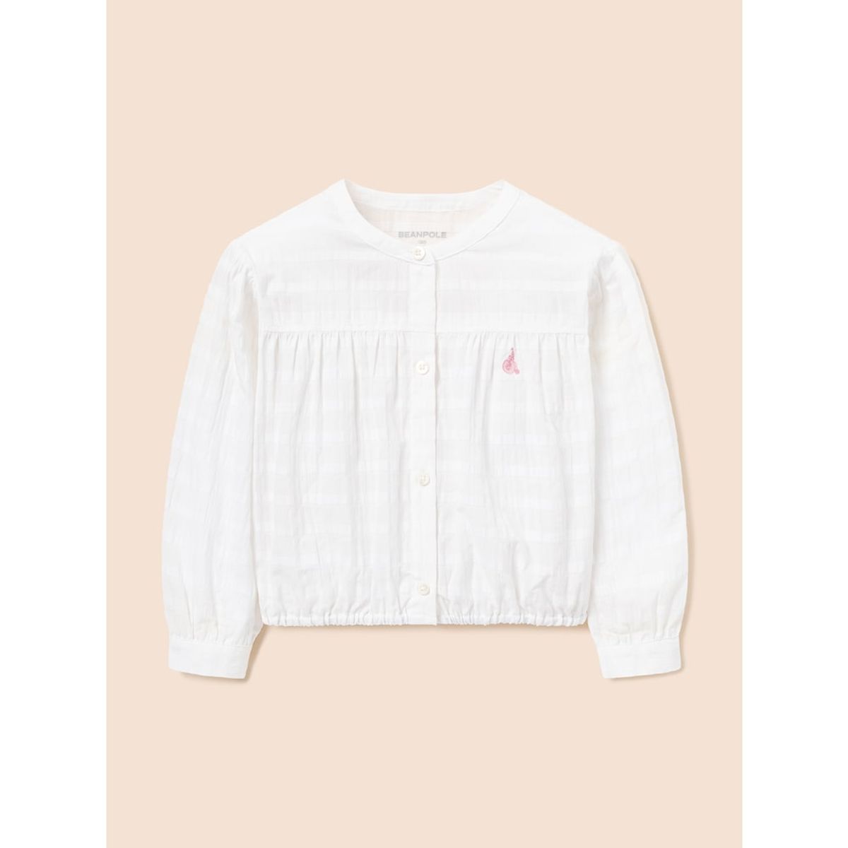 빈폴 키즈(BEANPOLE KIDS) 셔링 포인트 블라우스  화이트 (BI5264G021)