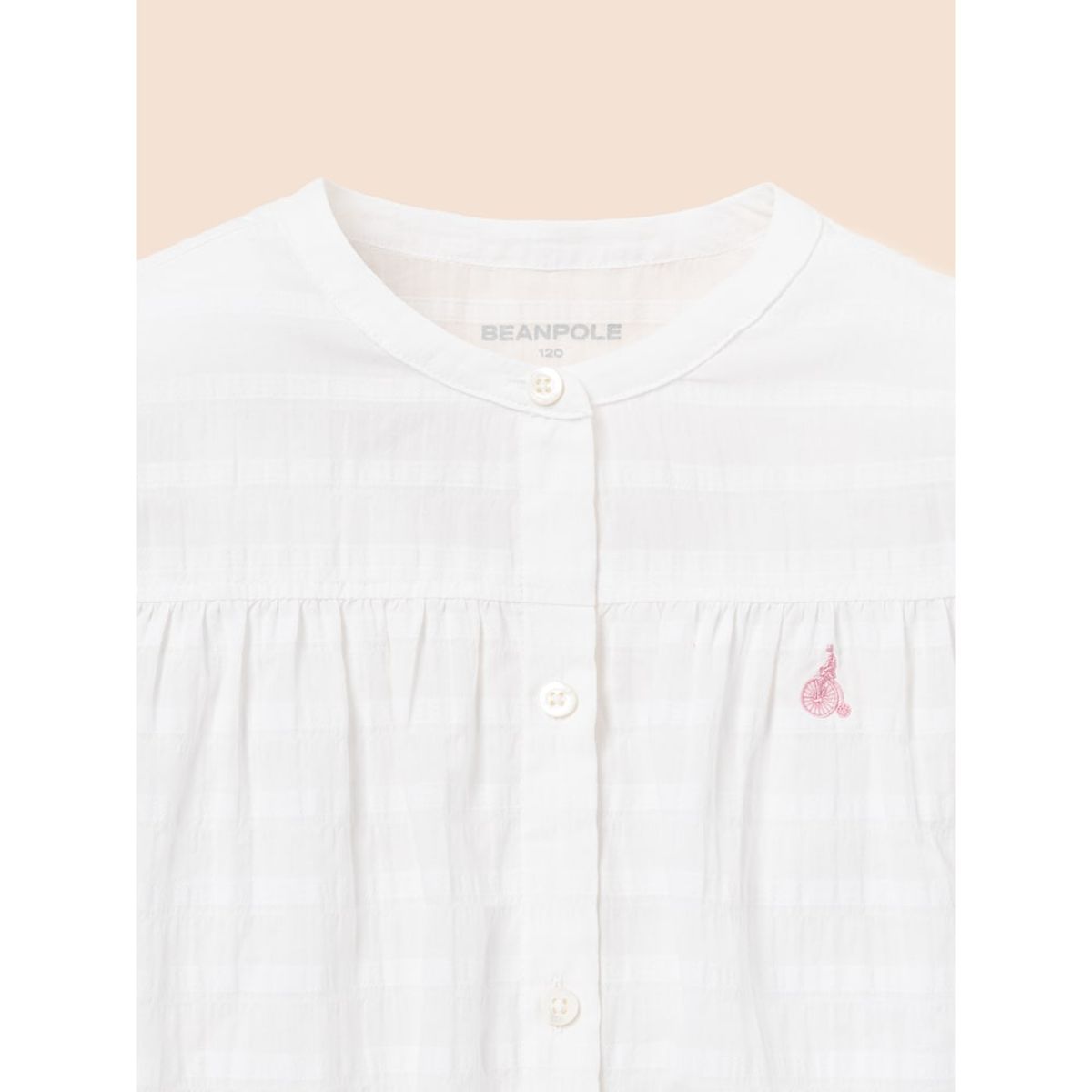 빈폴 키즈(BEANPOLE KIDS) 셔링 포인트 블라우스  화이트 (BI5264G021)