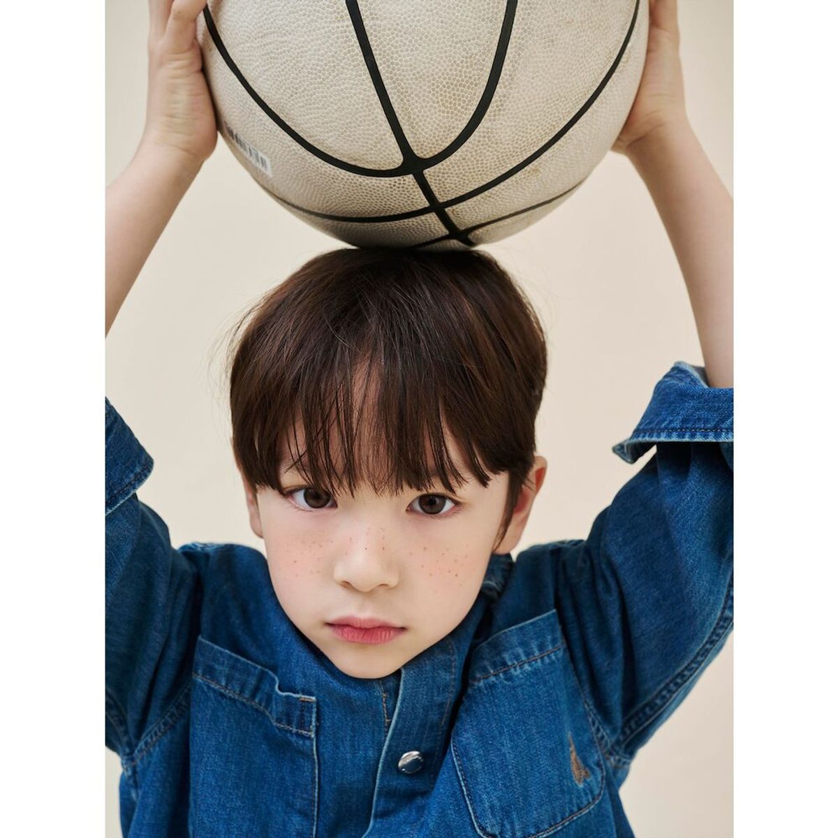 빈폴 키즈(BEANPOLE KIDS) 데님 자켓형 셔츠  블루 (BI5264U90P) (BI5264U90P)