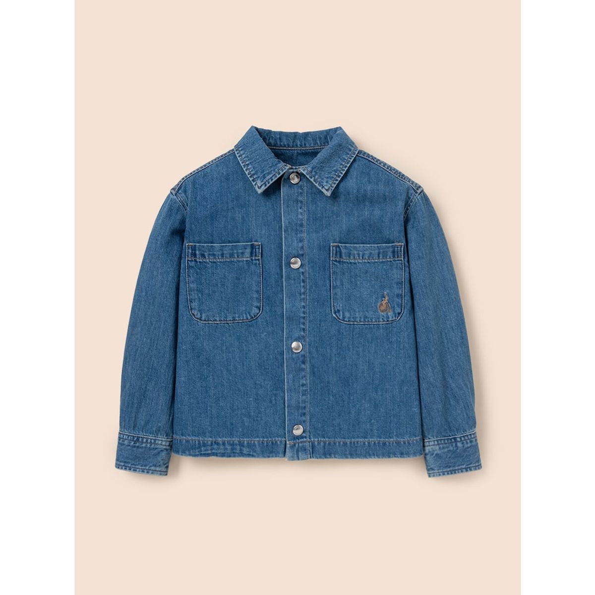 빈폴 키즈(BEANPOLE KIDS) 데님 자켓형 셔츠  블루 (BI5264U90P) (BI5264U90P)