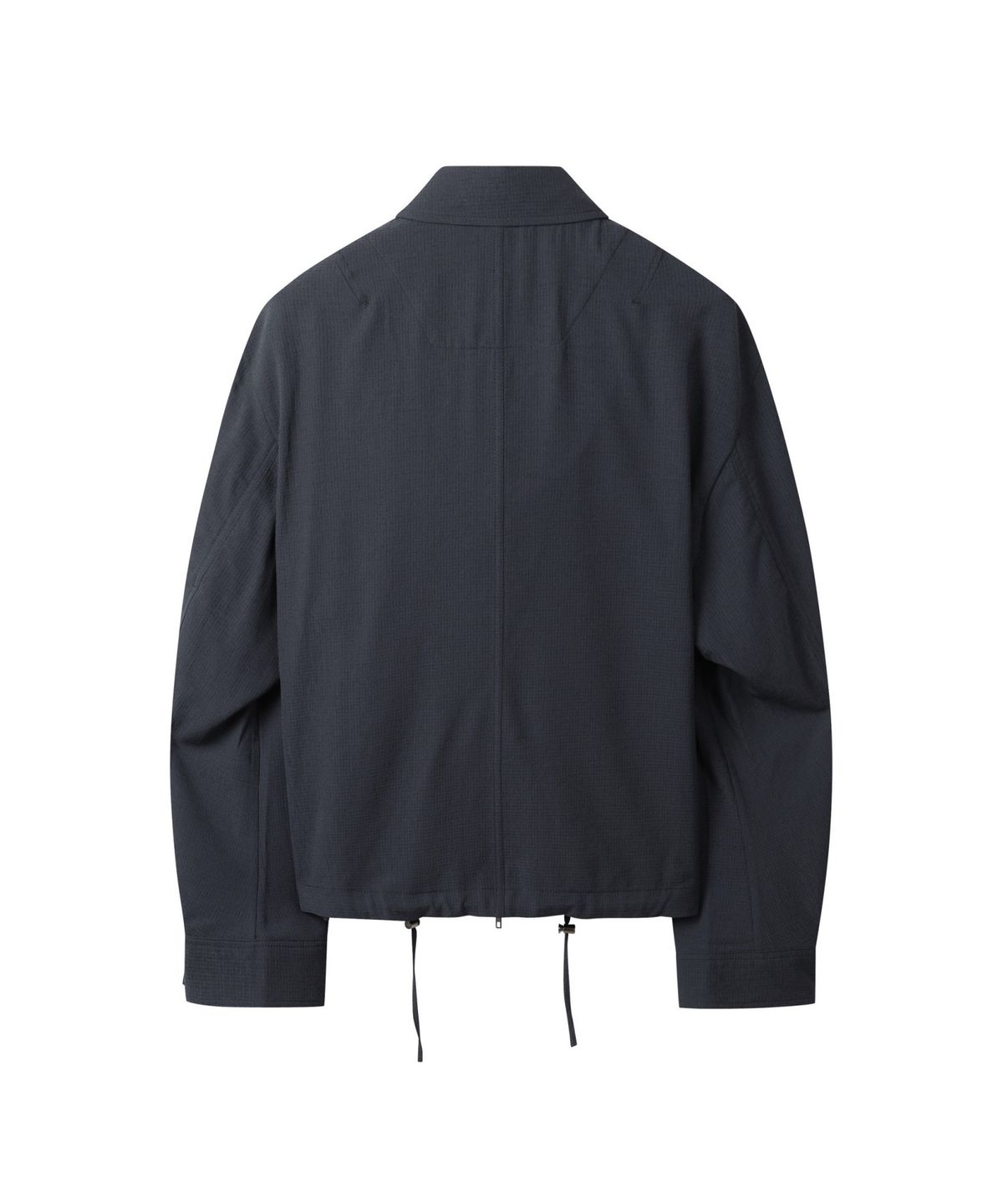 커스텀멜로우(CUSTOMELLOW) Black Texture Fabric Blouson C9UAM25211NYX
