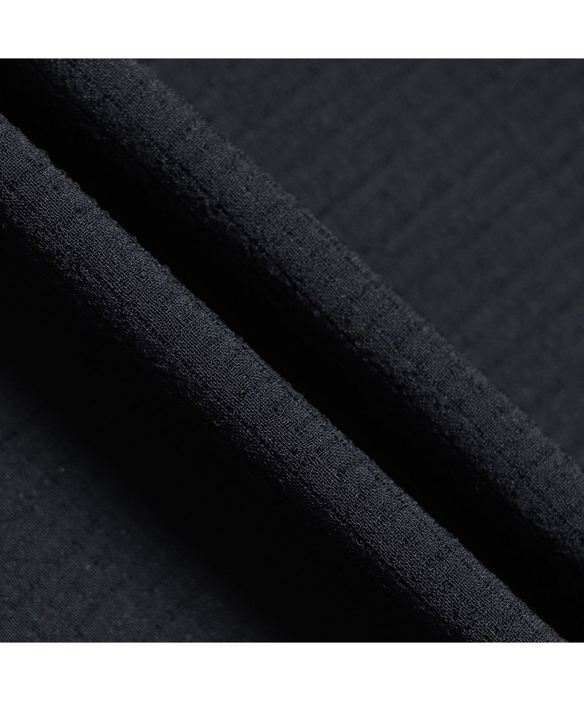 커스텀멜로우(CUSTOMELLOW) Black Texture Fabric Blouson C9UAM25211NYX
