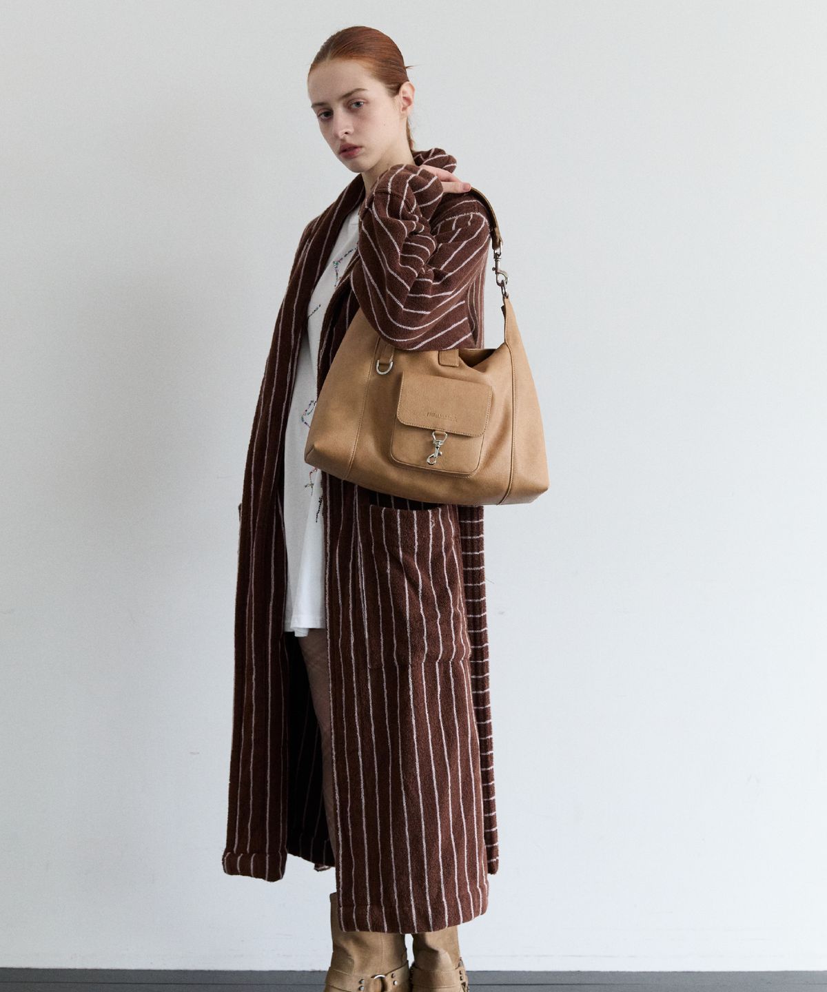 필인더블랭크(FILLINTHEBLANK) PK Slouch Bag (camel)