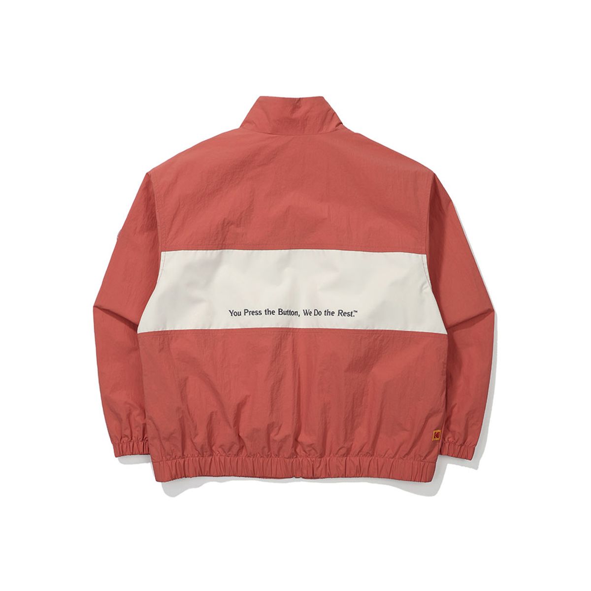 코닥 키즈(KODAK KIDS) 컬러블럭 우븐 빅로고 안감 자켓 키즈 ORANGE