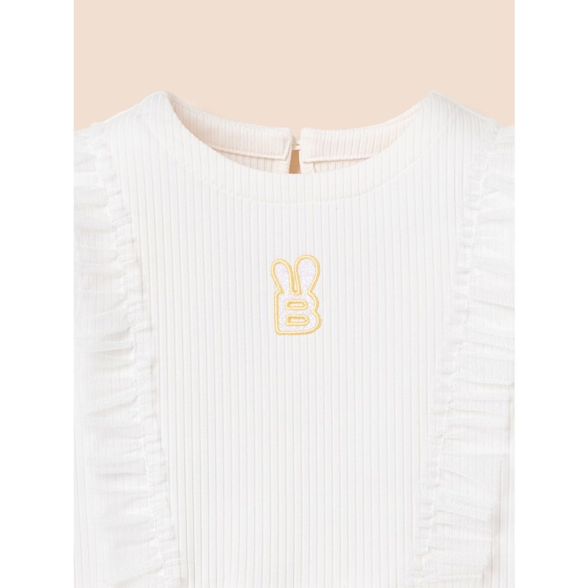 빈폴 키즈(BEANPOLE KIDS) [러블리 빙키 걸즈] 빙키 프릴 샤 원피스  아이보리 (BI5271G020)
