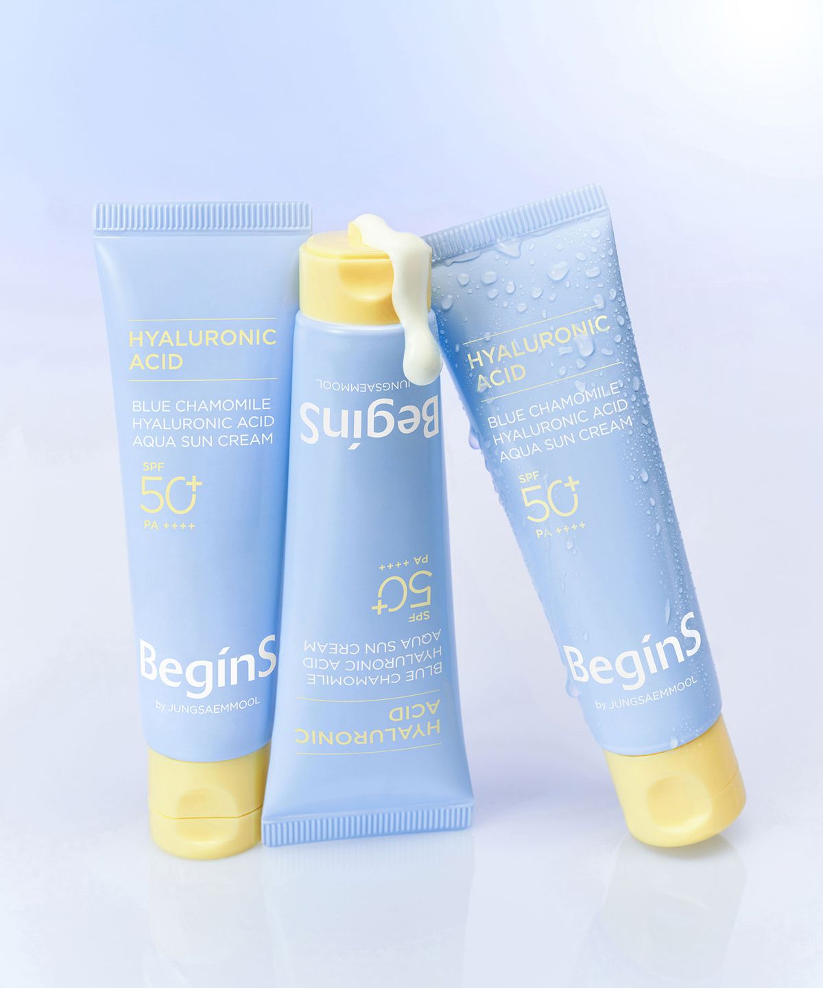 비긴스 바이 정샘물(BEGINS) 블루 캐모마일 히알루론산 수분 선 크림 (수분 선크림5ml 증정)