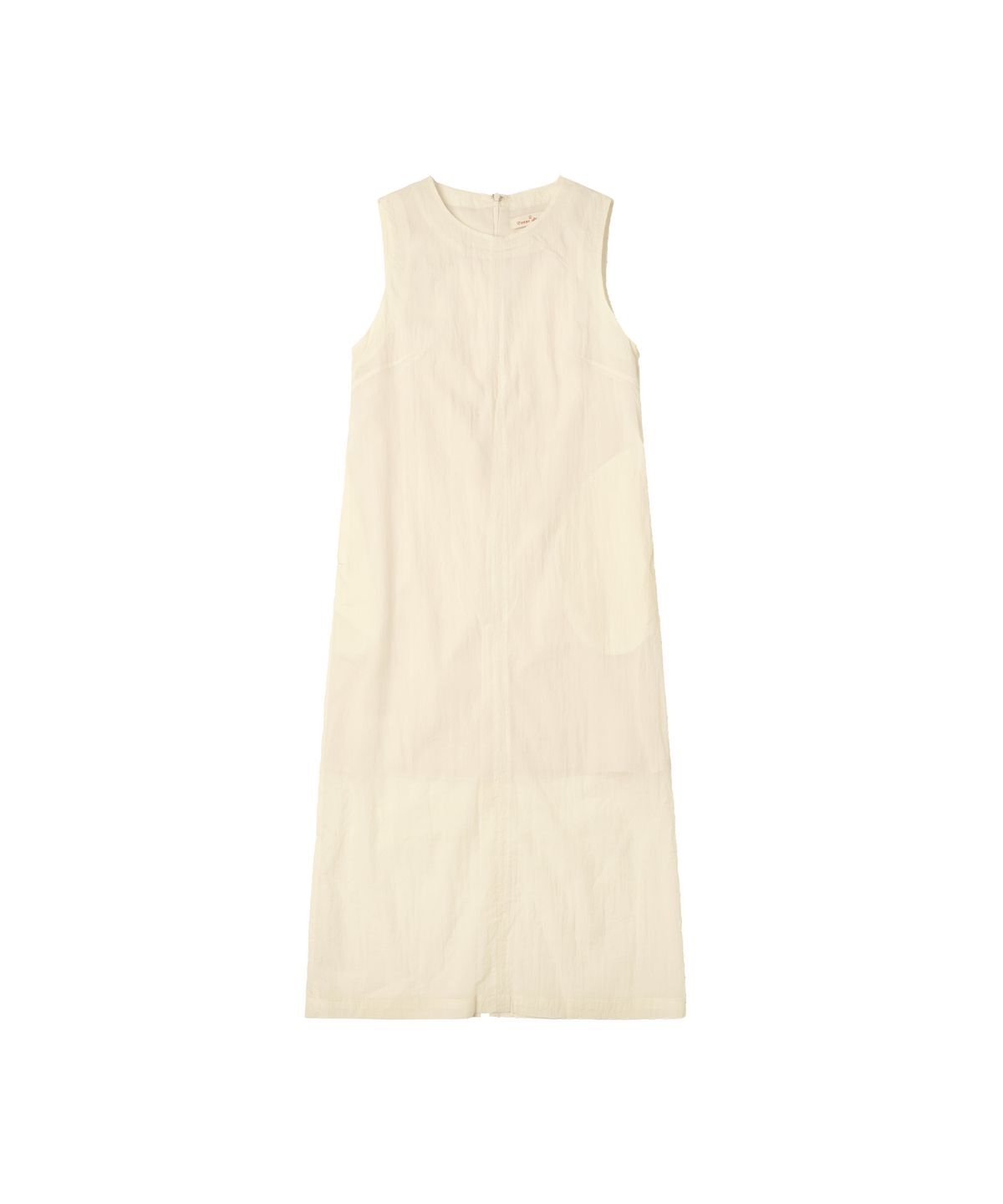반원 아틀리에(VANONE ATELIER) A3512 시스루 롱 원피스_Creamy butter
