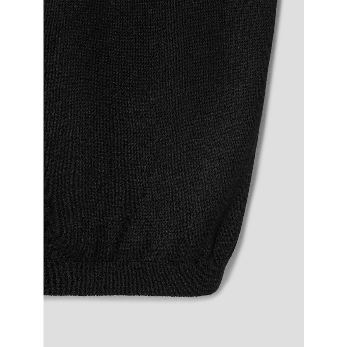 앙개(ANGGAE) Twisted Back Knit Tank  Black