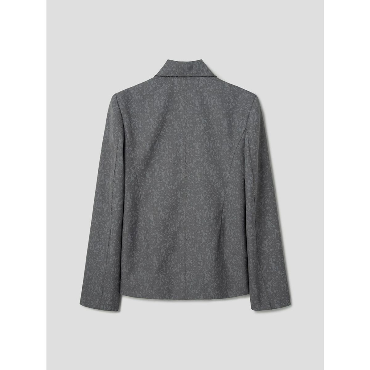 앙개(ANGGAE) Flocky Pattern Jacket  Grey